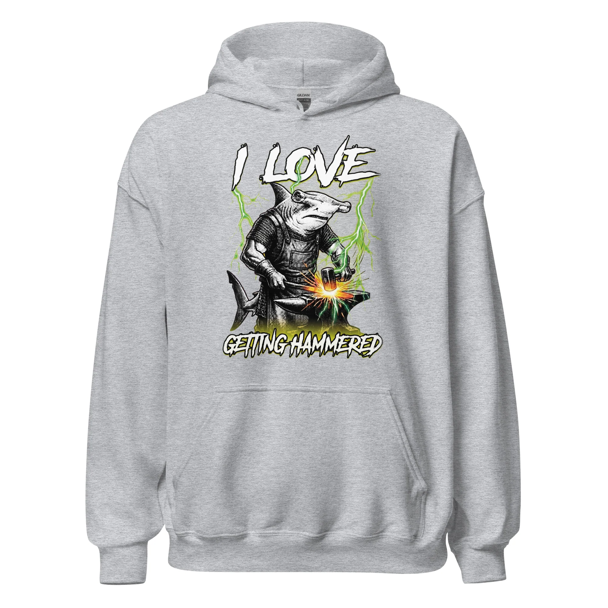 I love getting hammered Hoodie - Image 2