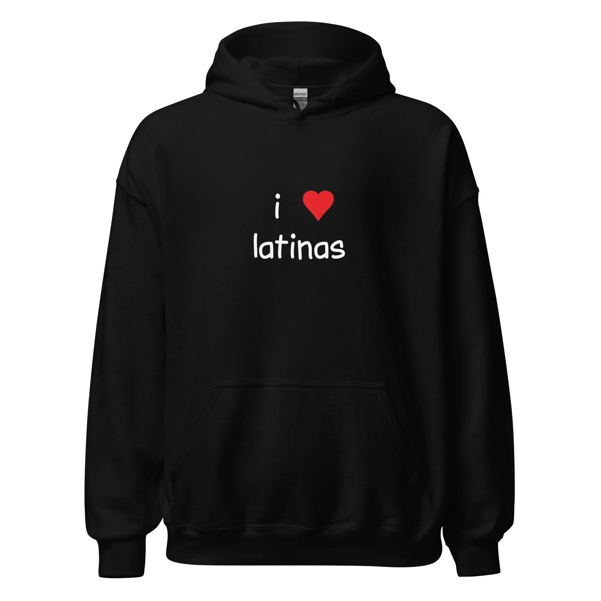 I Love Latinas Embroidered Hoodie