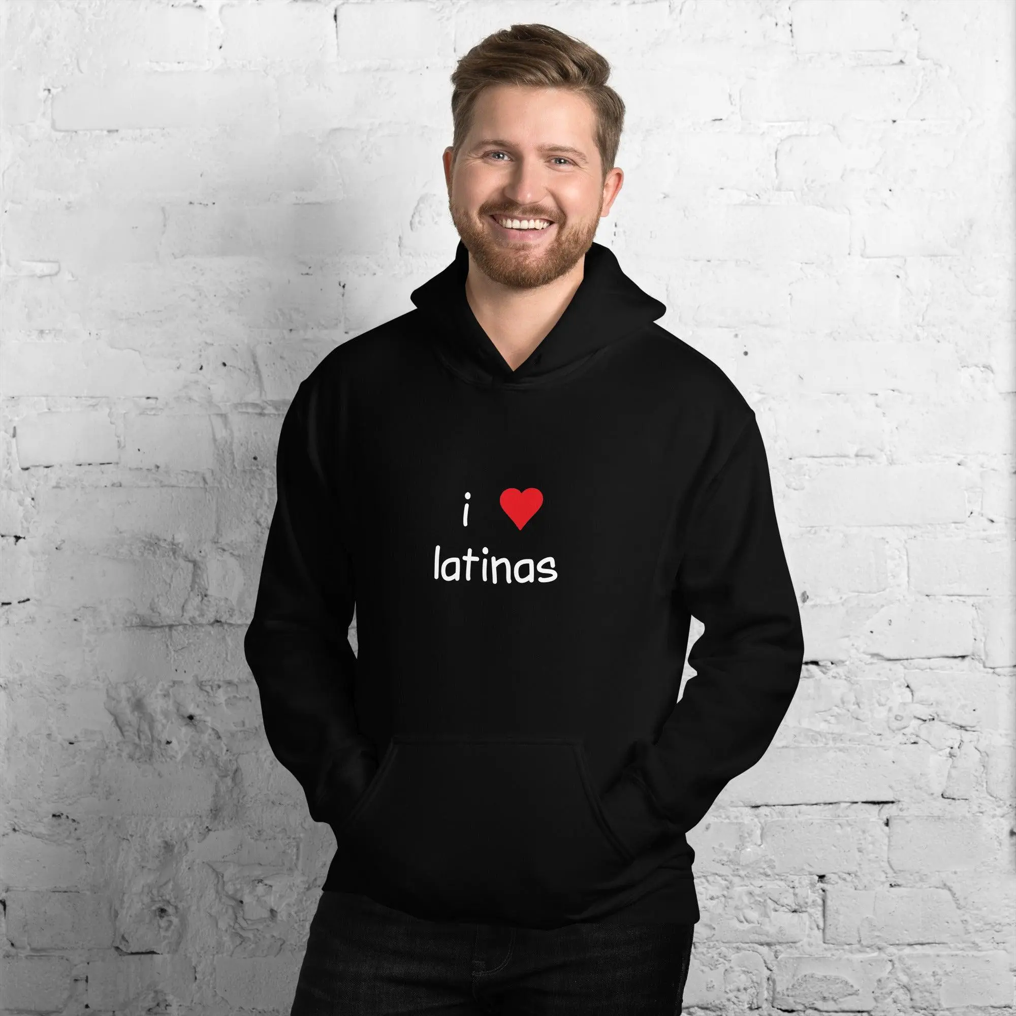 I Love Latinas Embroidered Hoodie - Image 2
