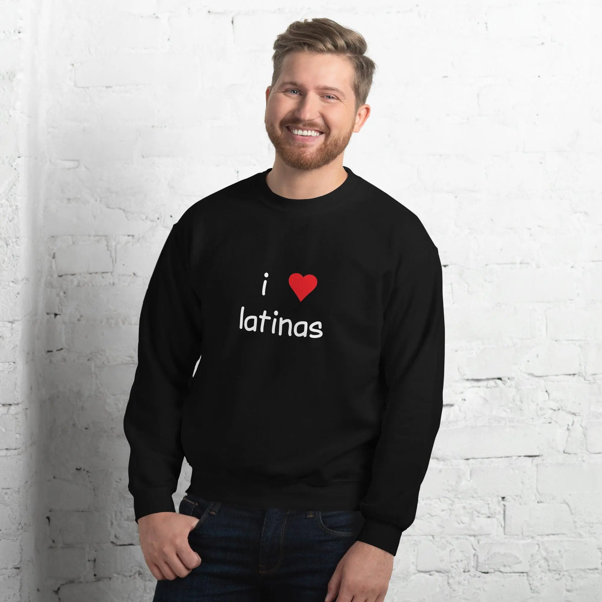 I Love Latinas Embroidered Sweatshirt - Image 10