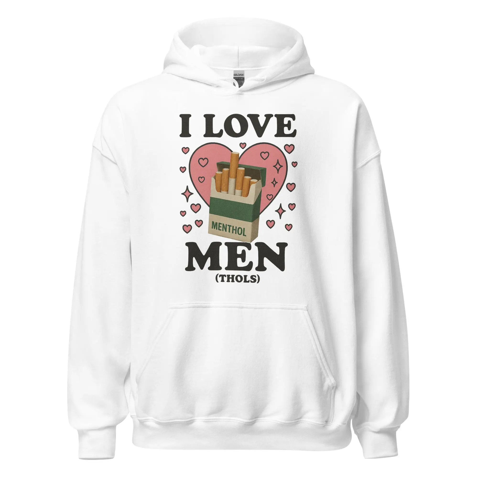 I love men (menthols) Hoodie - Image 7