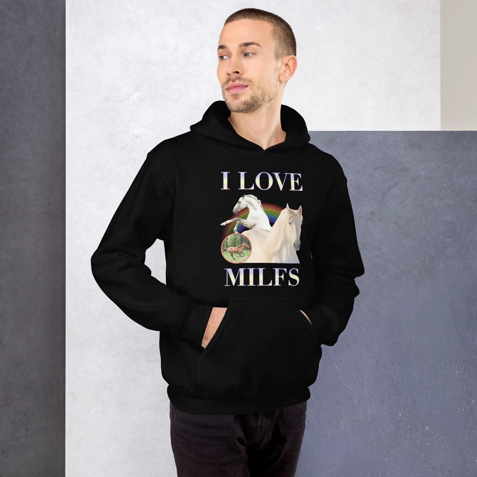 I Love Milfs Hoodie - Image 2