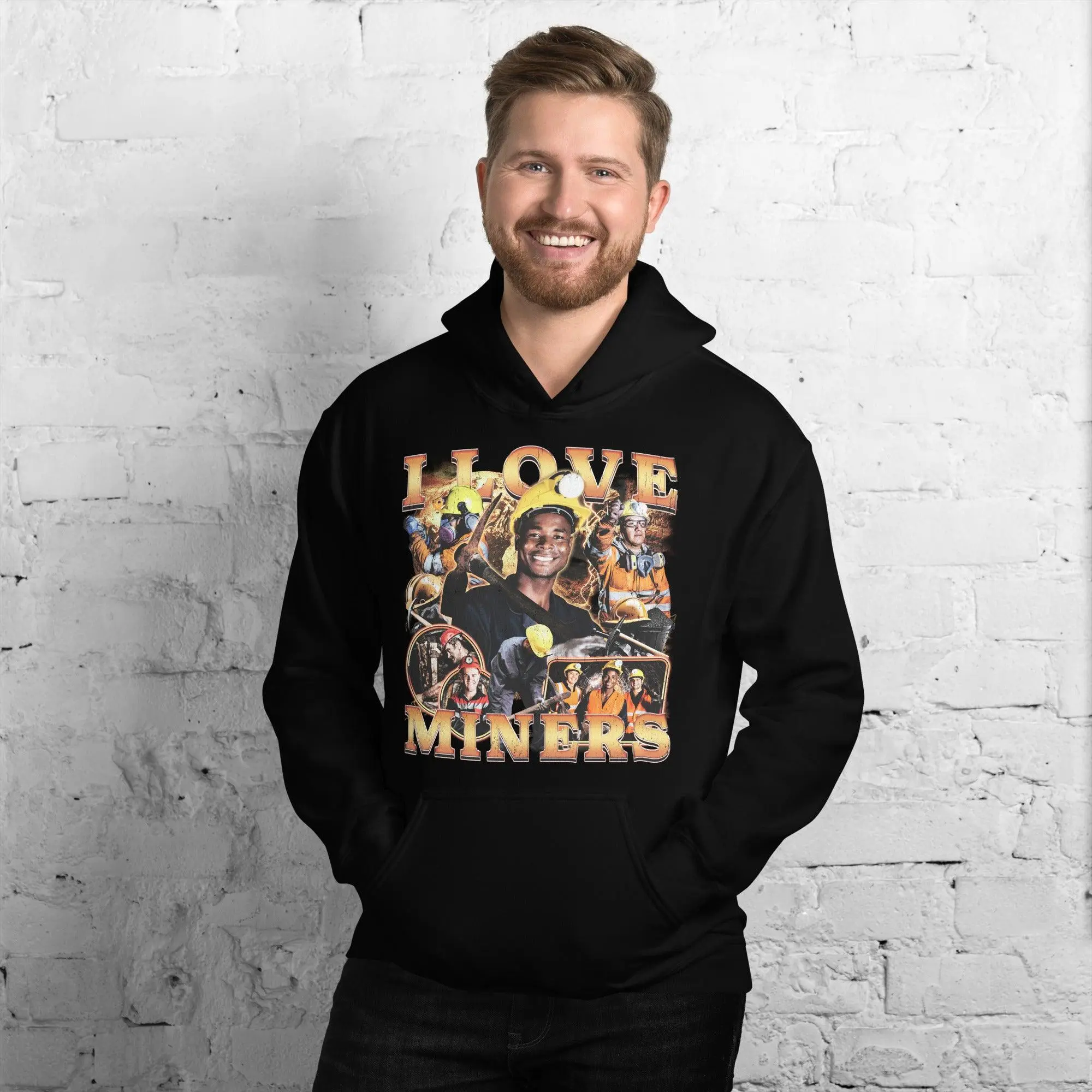 I Love Miners (Updated Design!) Hoodie - Image 8