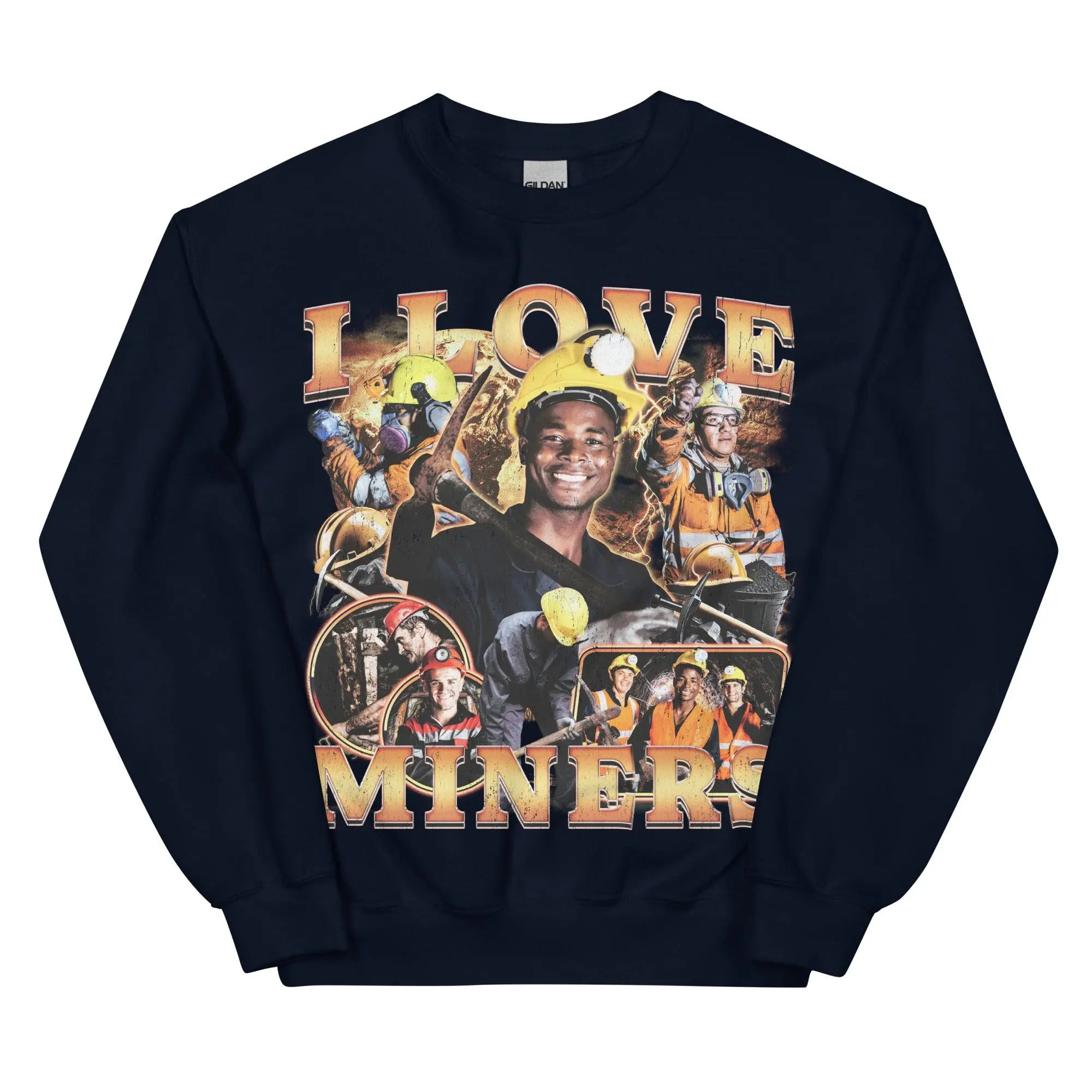 I Love Miners (Updated Design!) Sweatshirt - Image 2