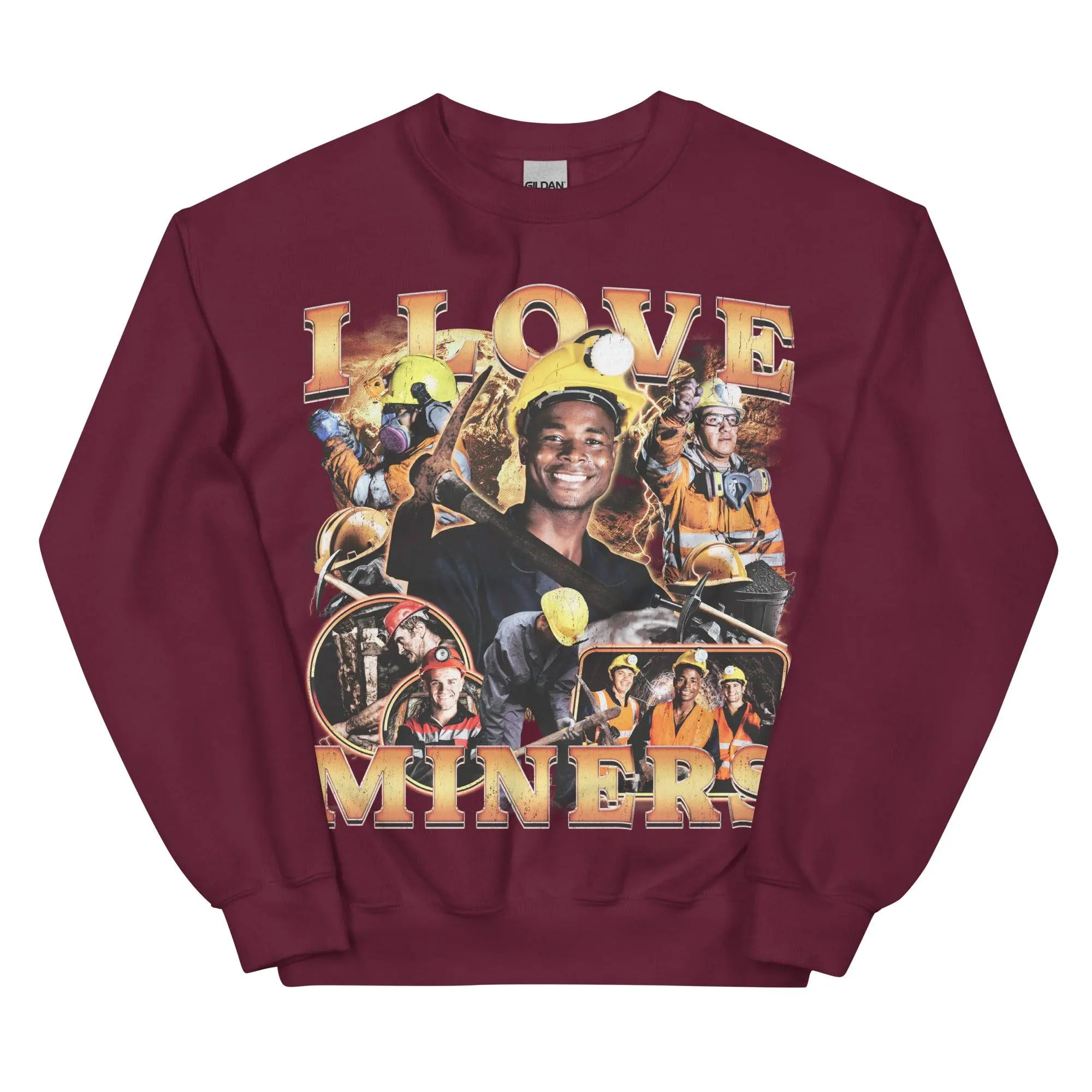 I Love Miners (Updated Design!) Sweatshirt - Image 4