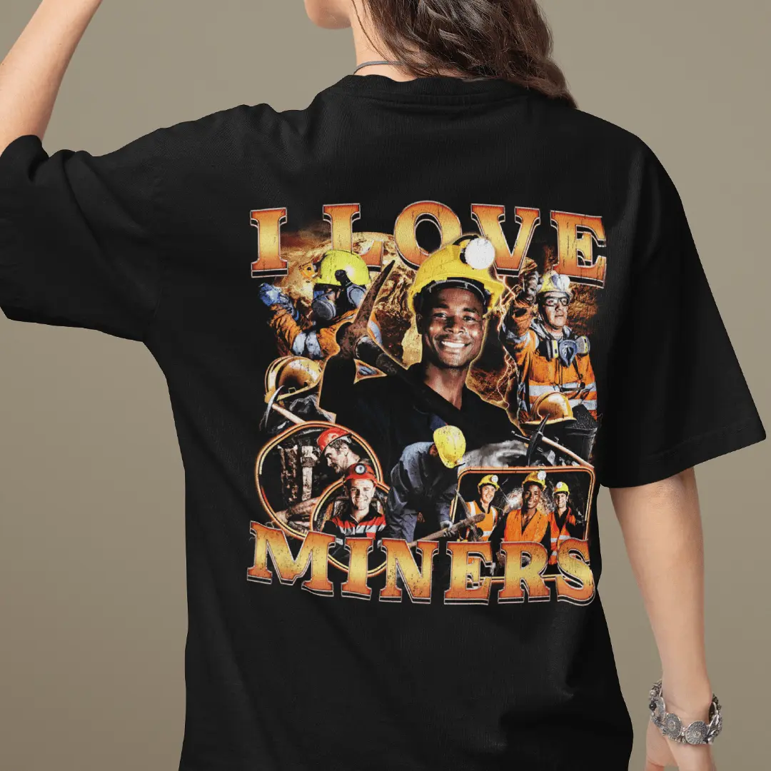 I Love Miners (Updated Design!) t-shirt (backprint) - Image 7