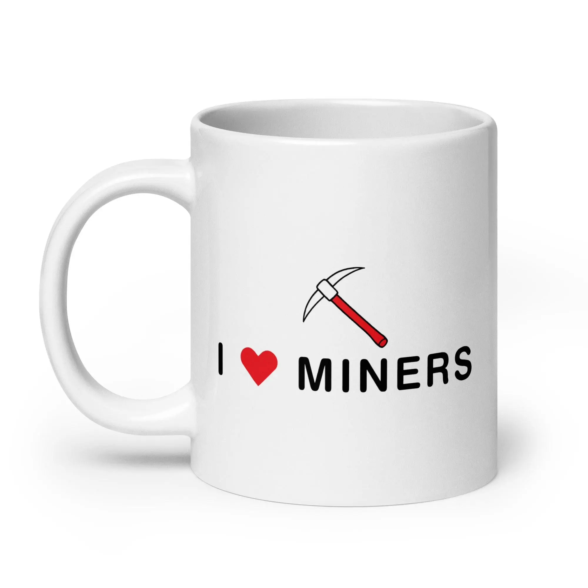 I love Miners White glossy mug - Image 9