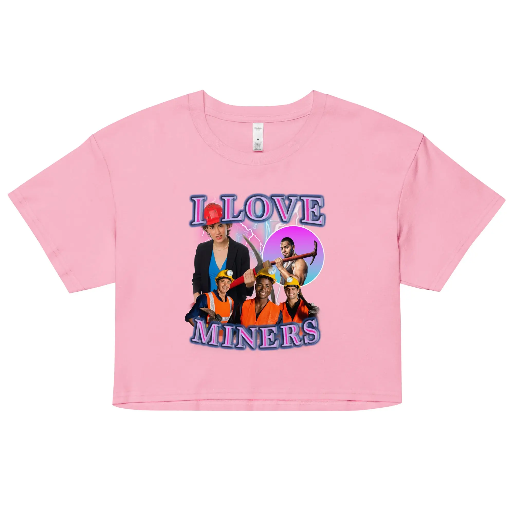 I Love Miners Women’s crop top - Image 2