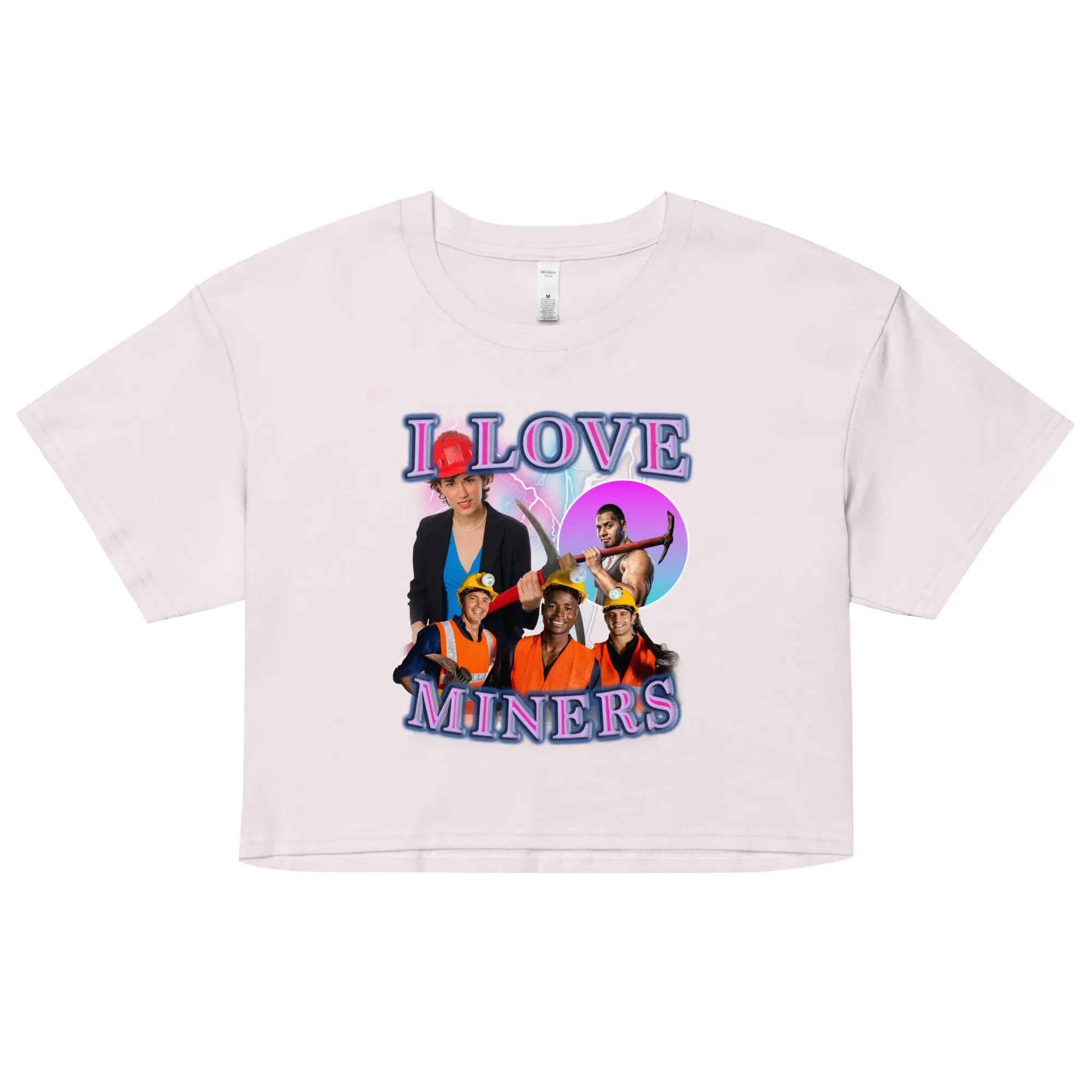 I Love Miners Women’s crop top - Image 4