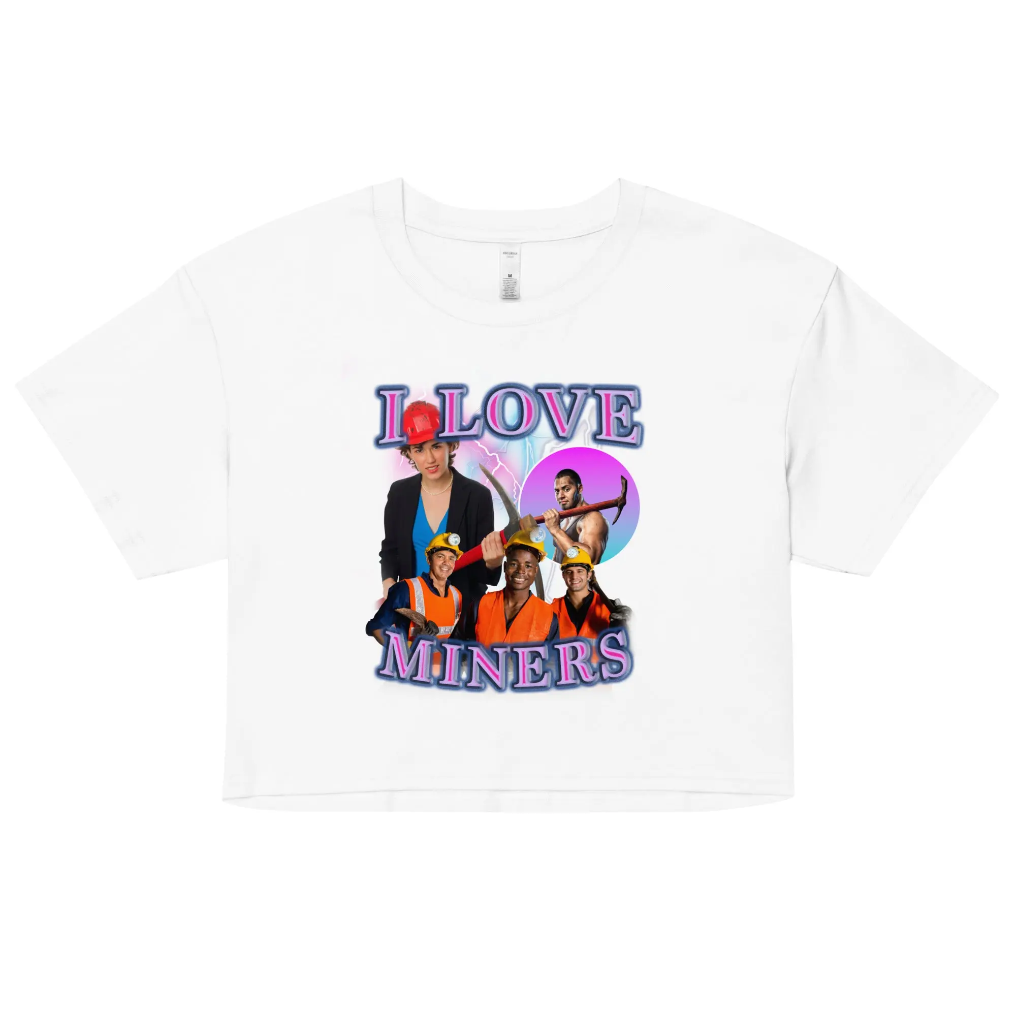 I Love Miners Women’s crop top - Image 5