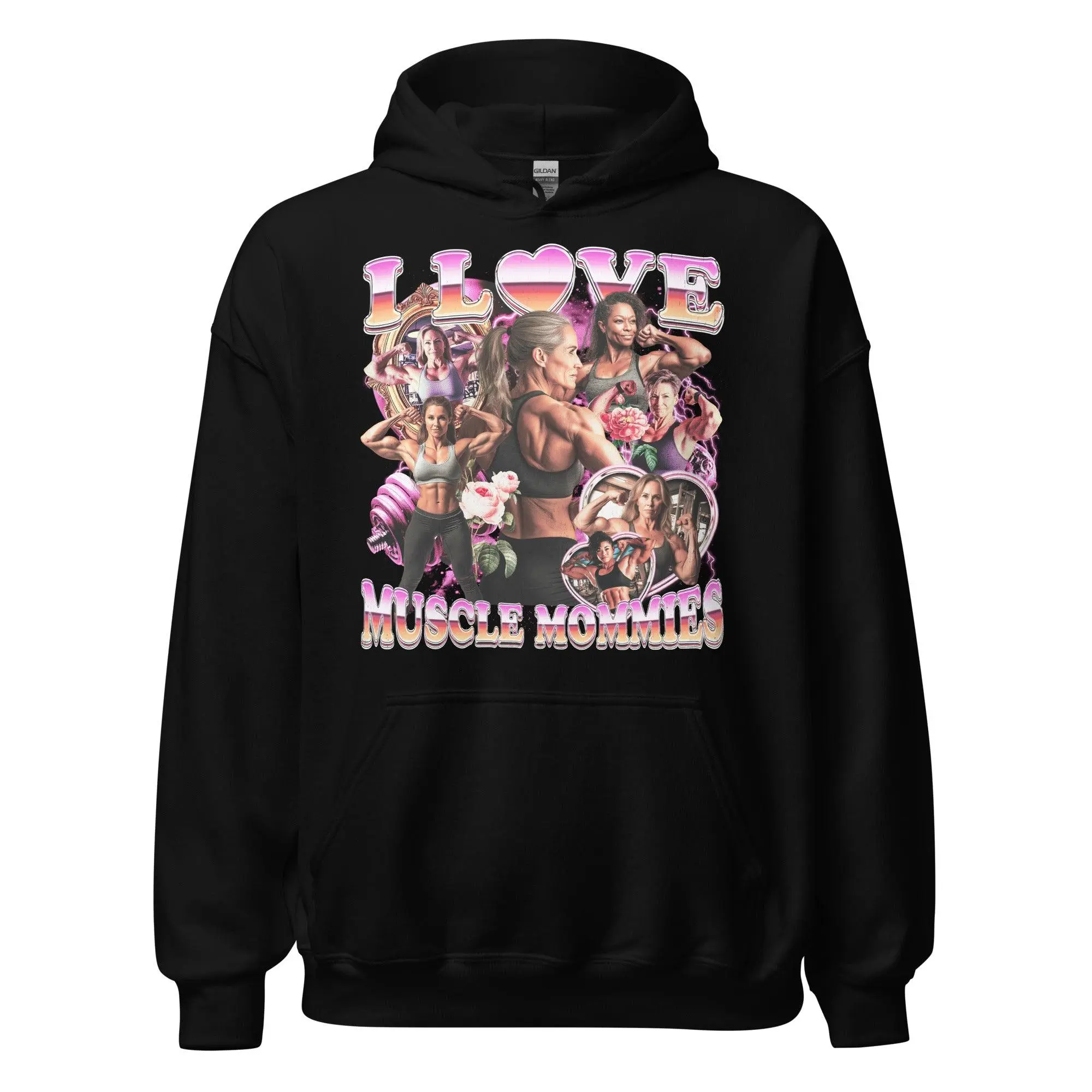 I Love Muscle Mommies Hoodie