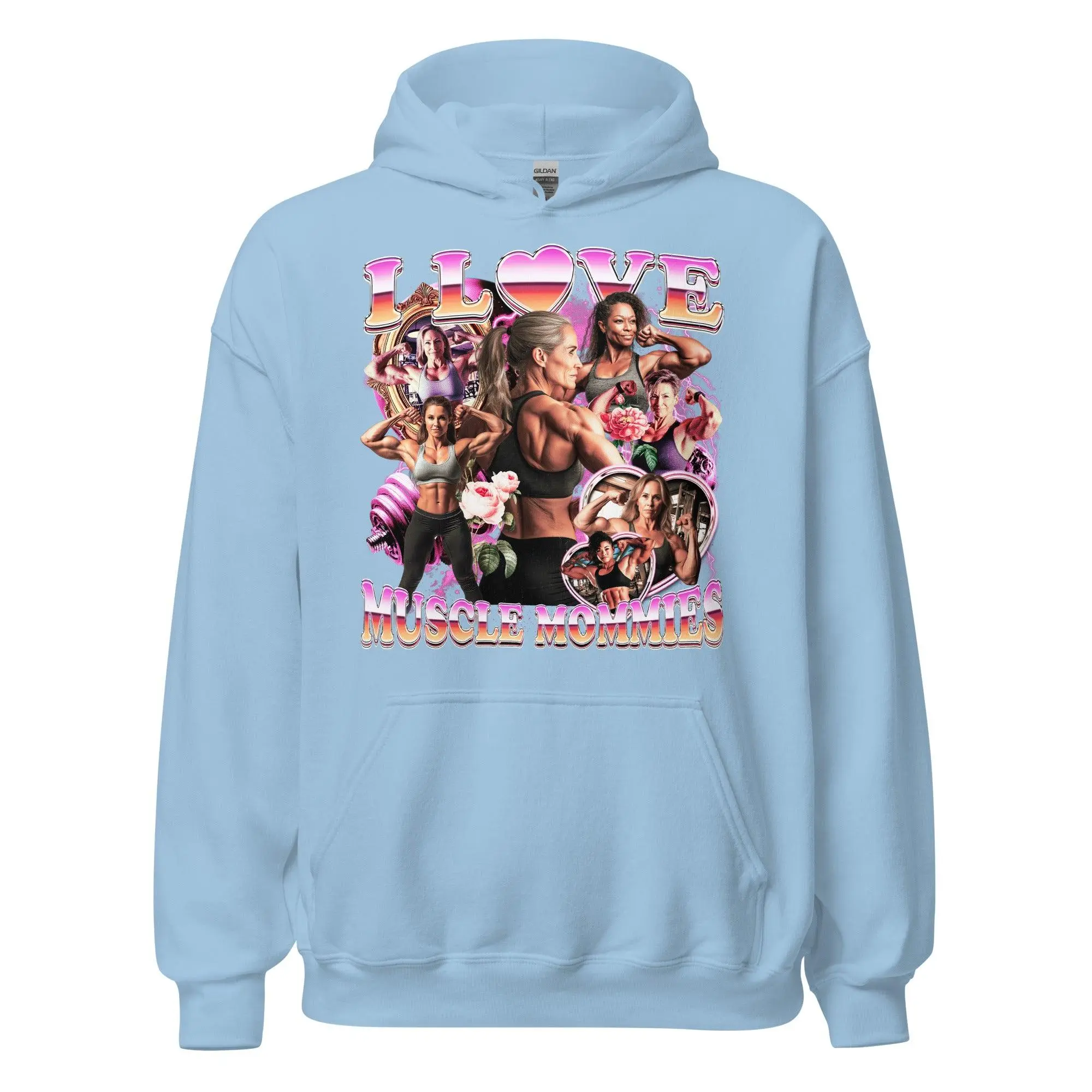 I Love Muscle Mommies Hoodie - Image 5