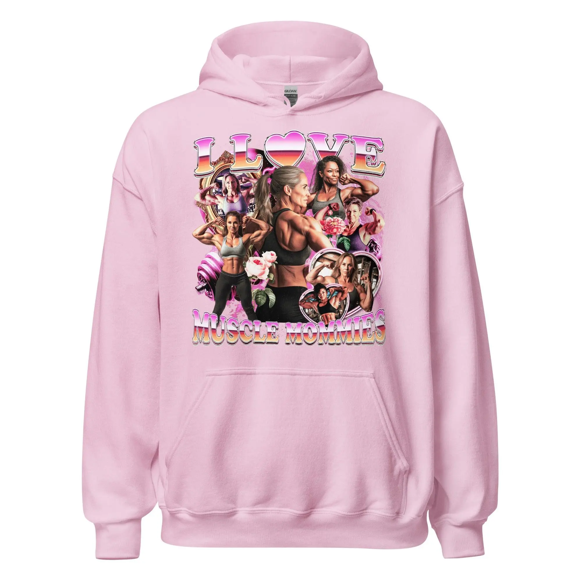 I Love Muscle Mommies Hoodie - Image 6