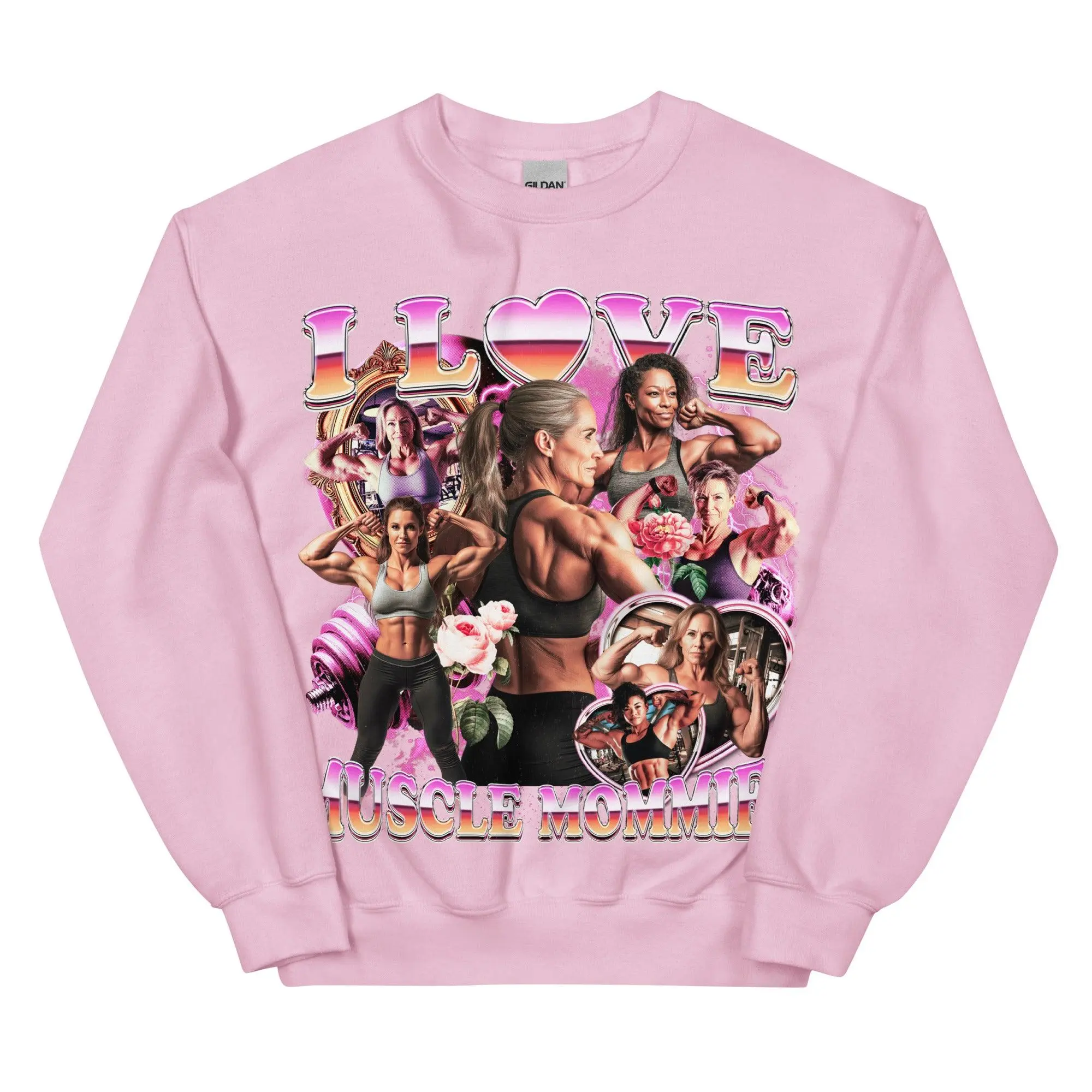 I Love Muscle Mommies Sweatshirt - Image 8