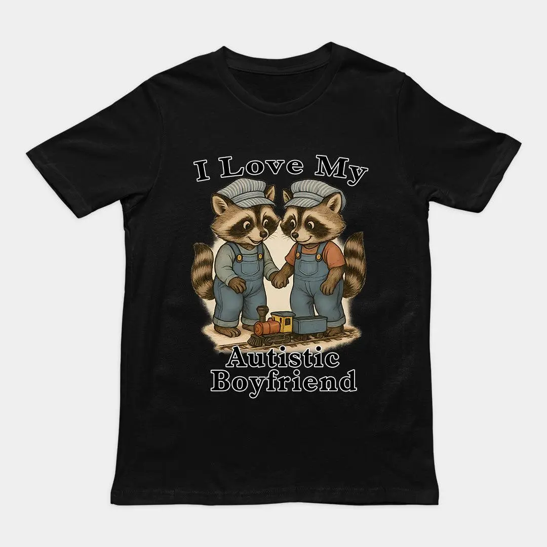 I Love my Autistic Boyfriend T-Shirt