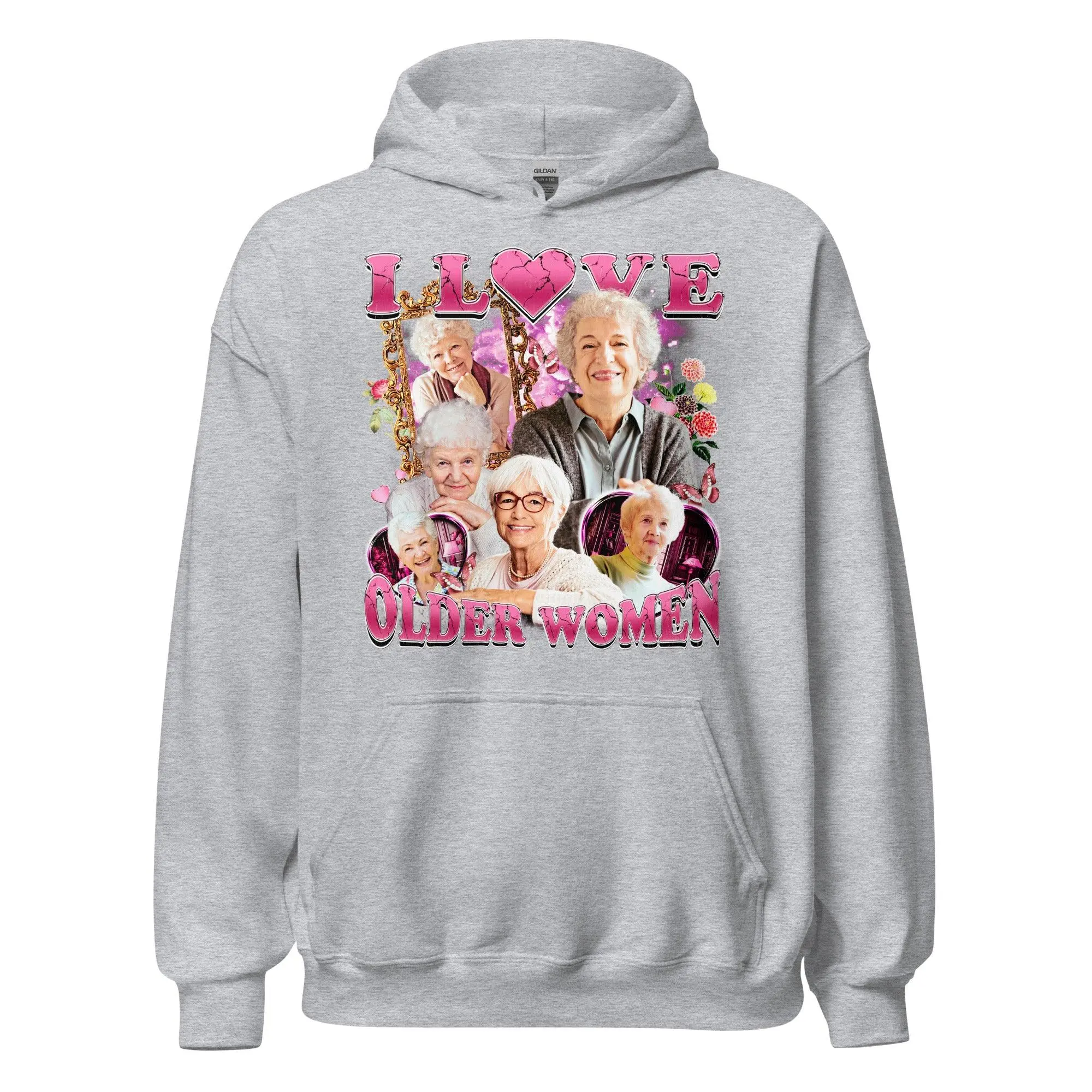I love Older Women Hoodie - Image 2