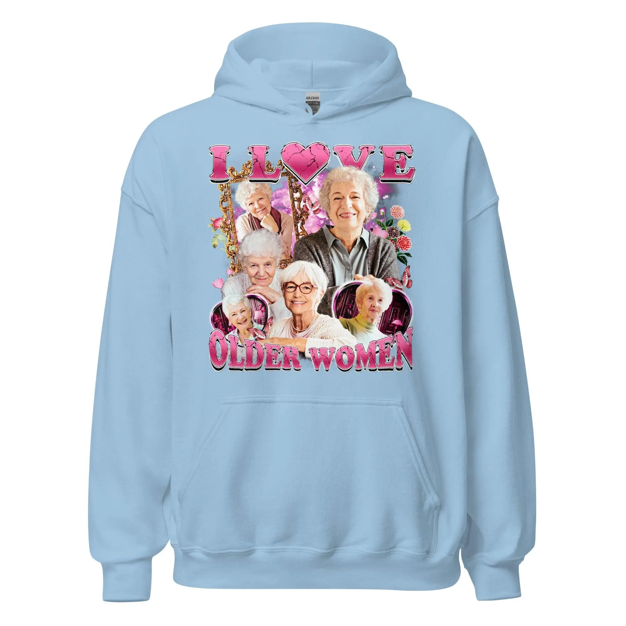 I love Older Women Hoodie - Image 5