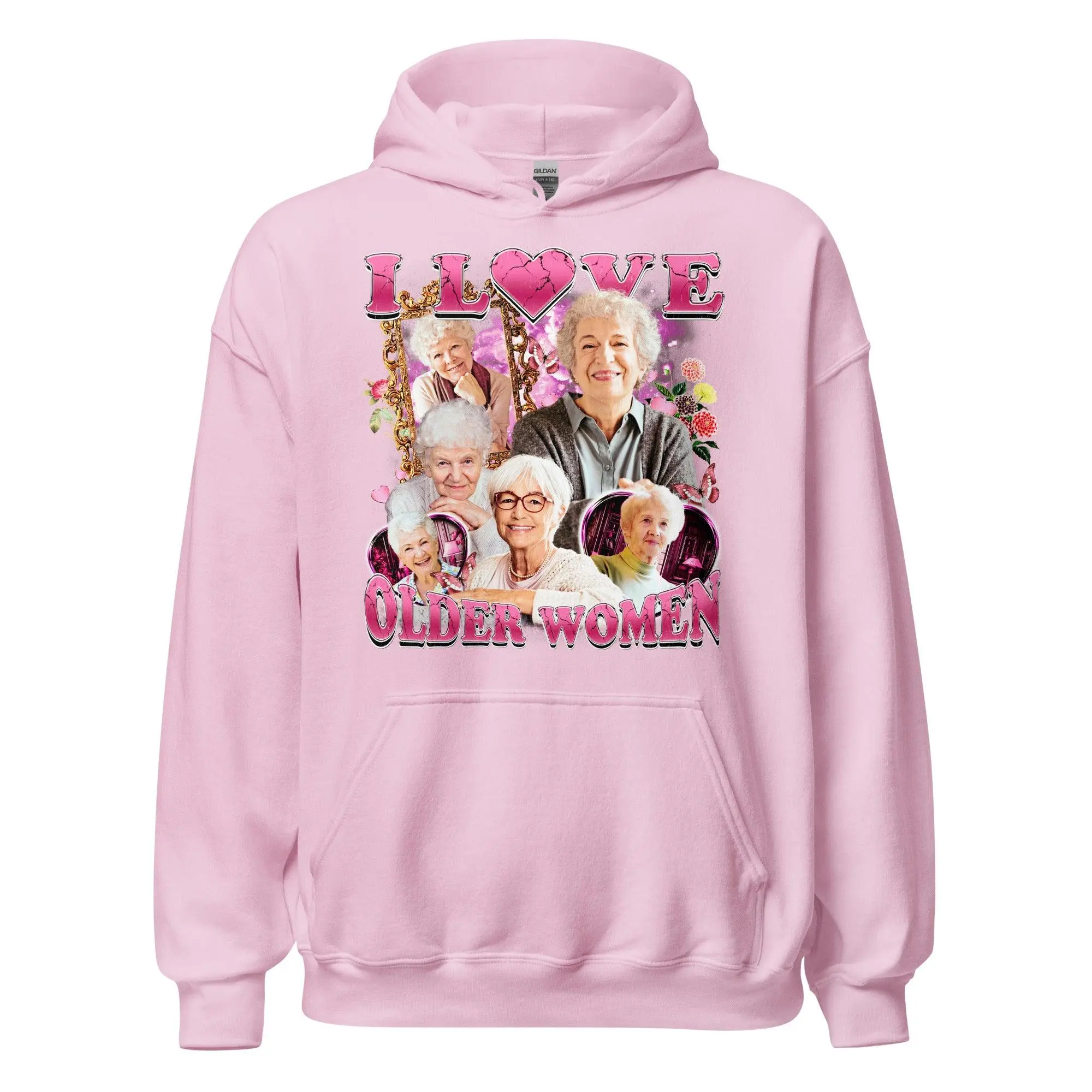 I love Older Women Hoodie - Image 6