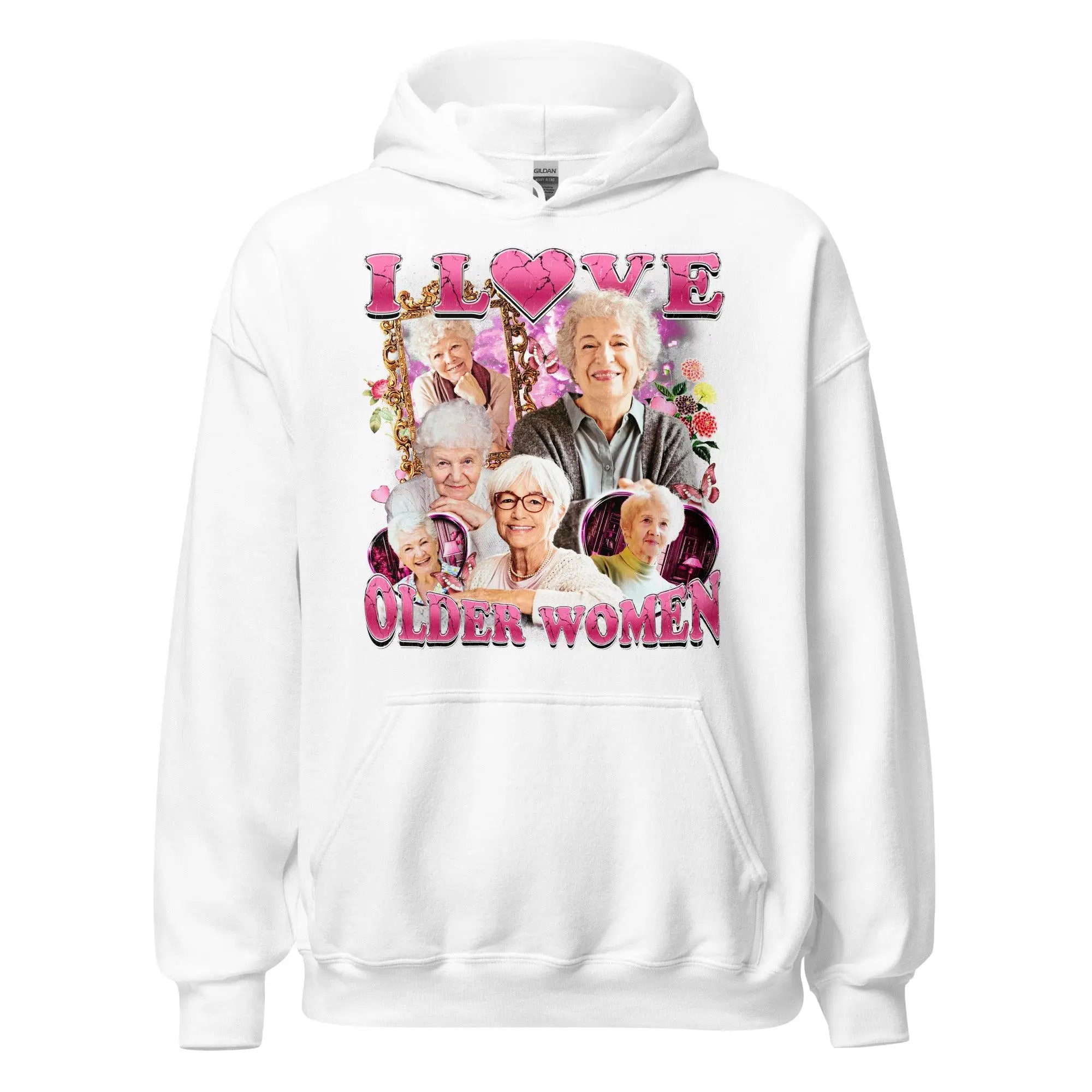 I love Older Women Hoodie - Image 7