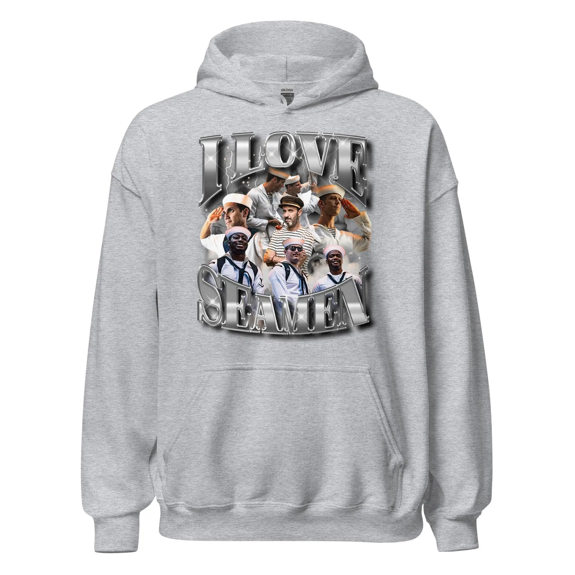 I Love Seamen Hoodie - Image 2
