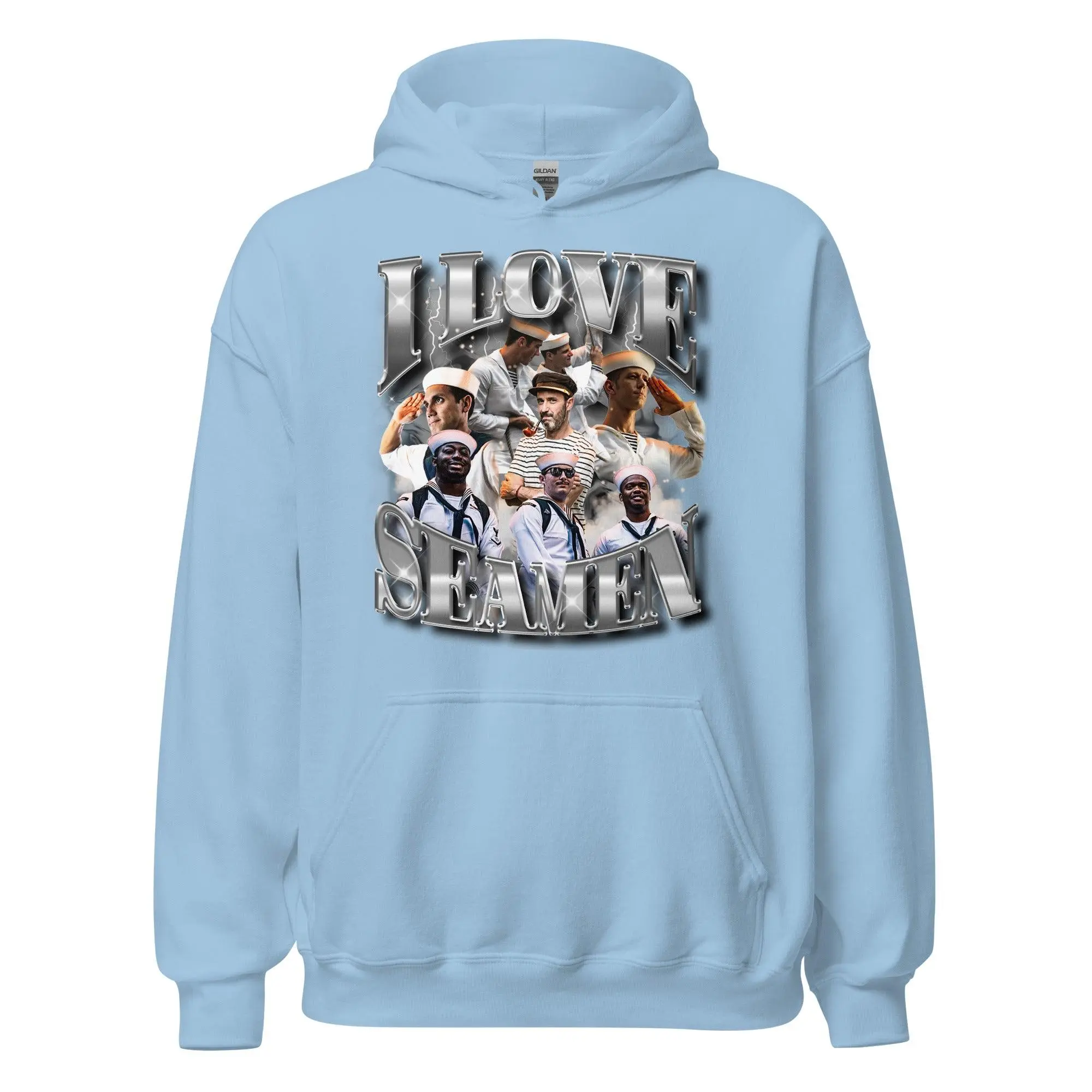 I Love Seamen Hoodie - Image 5