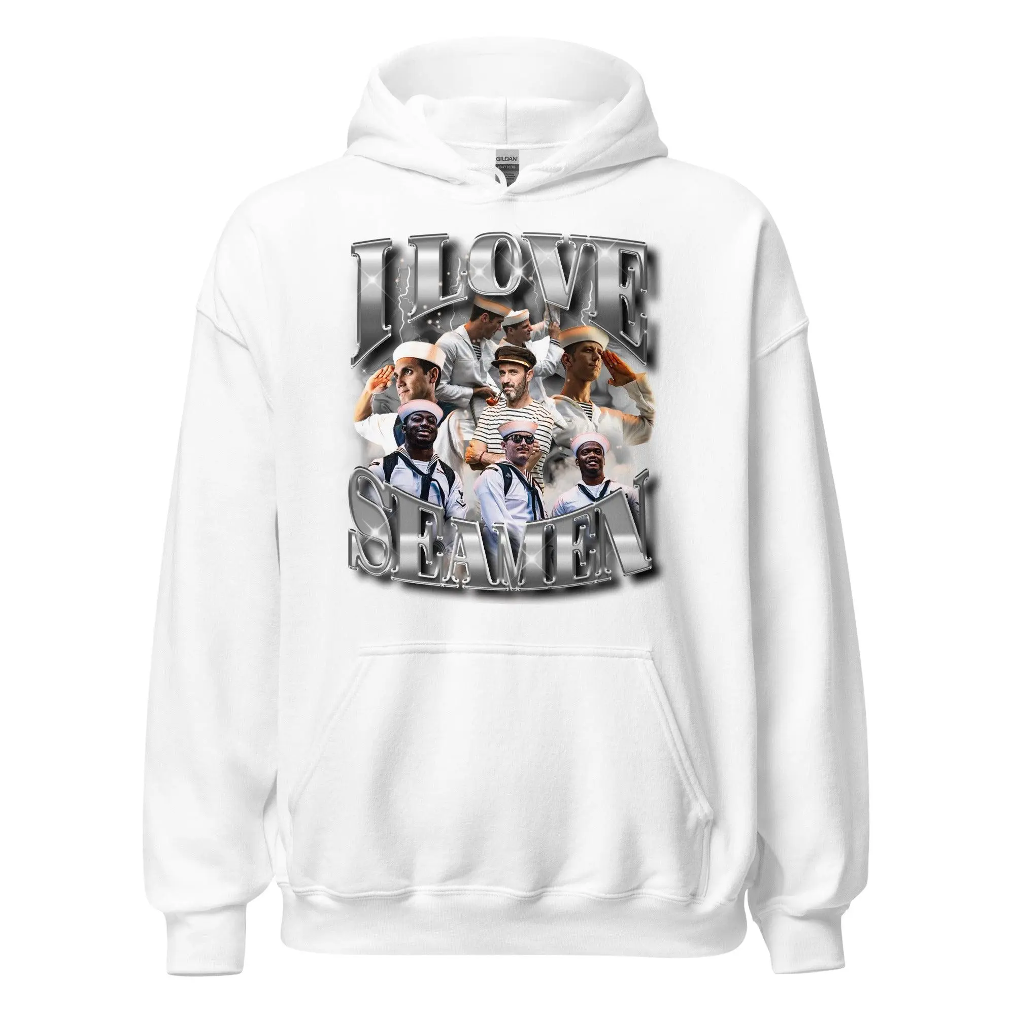 I Love Seamen Hoodie - Image 7