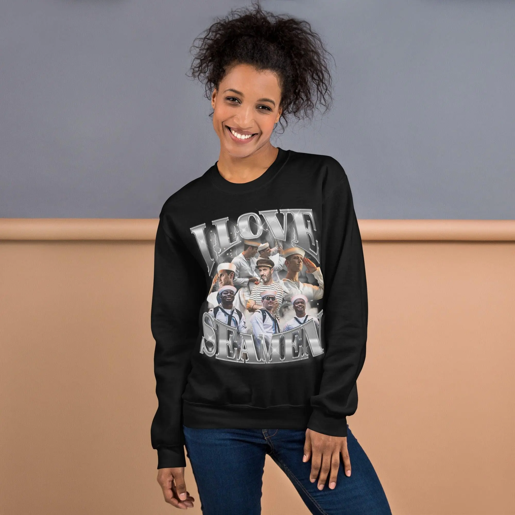 I Love Seamen Sweatshirt - Image 10