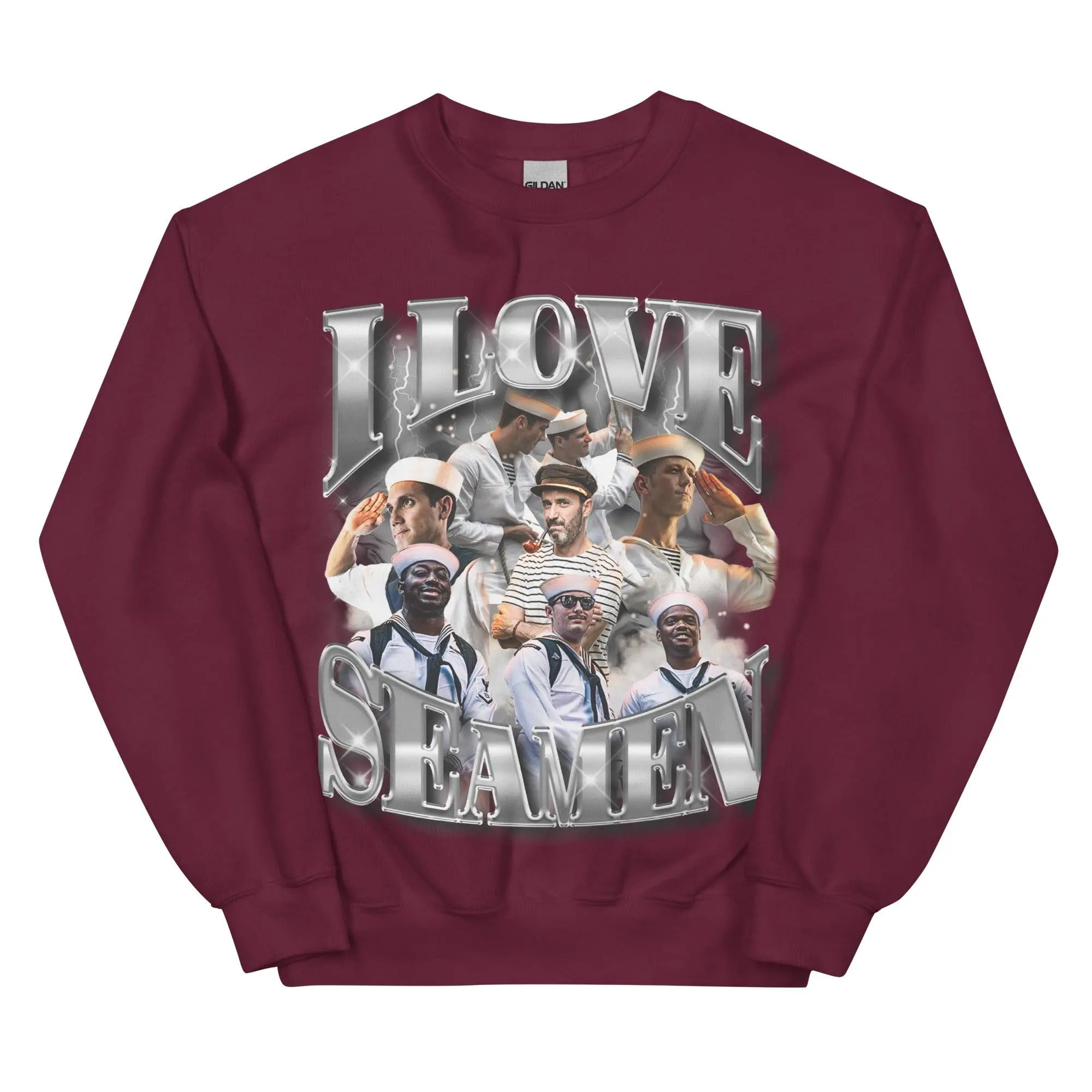 I Love Seamen Sweatshirt - Image 4
