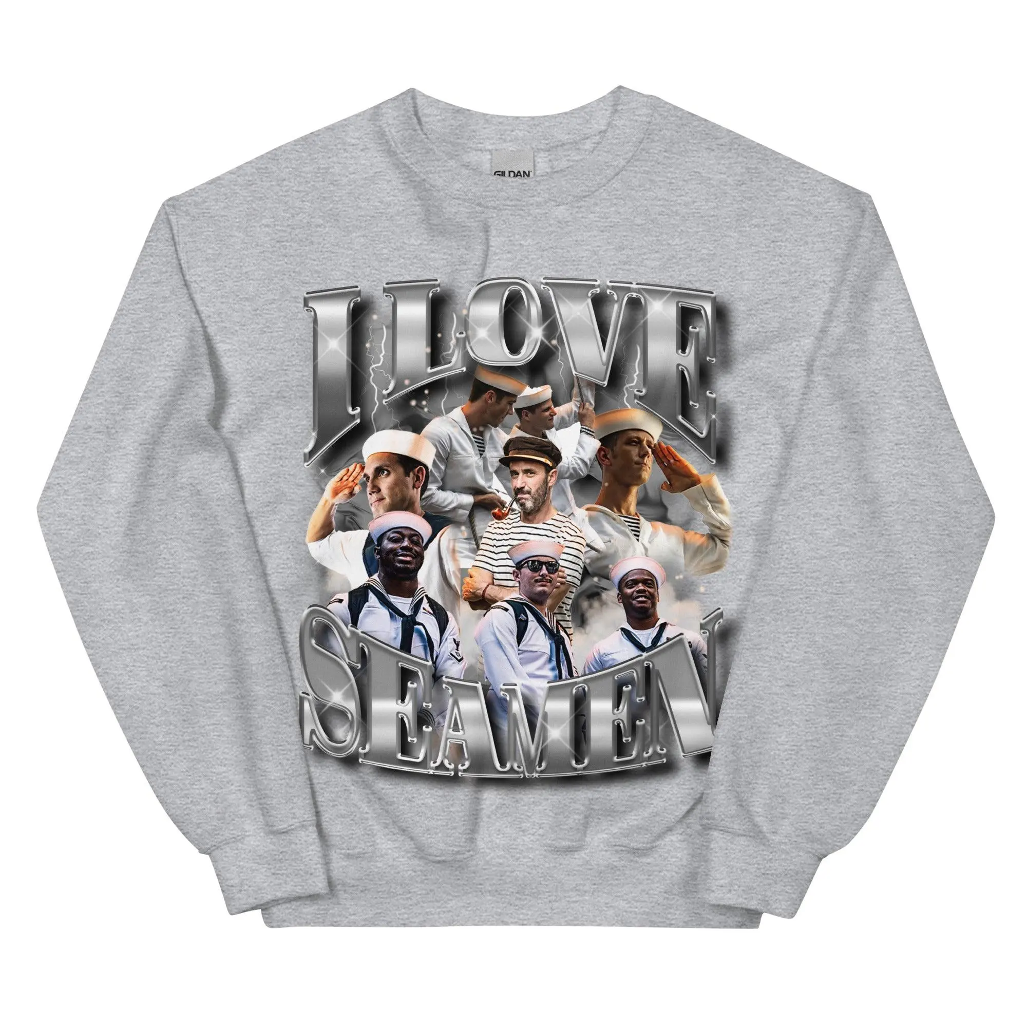 I Love Seamen Sweatshirt - Image 7