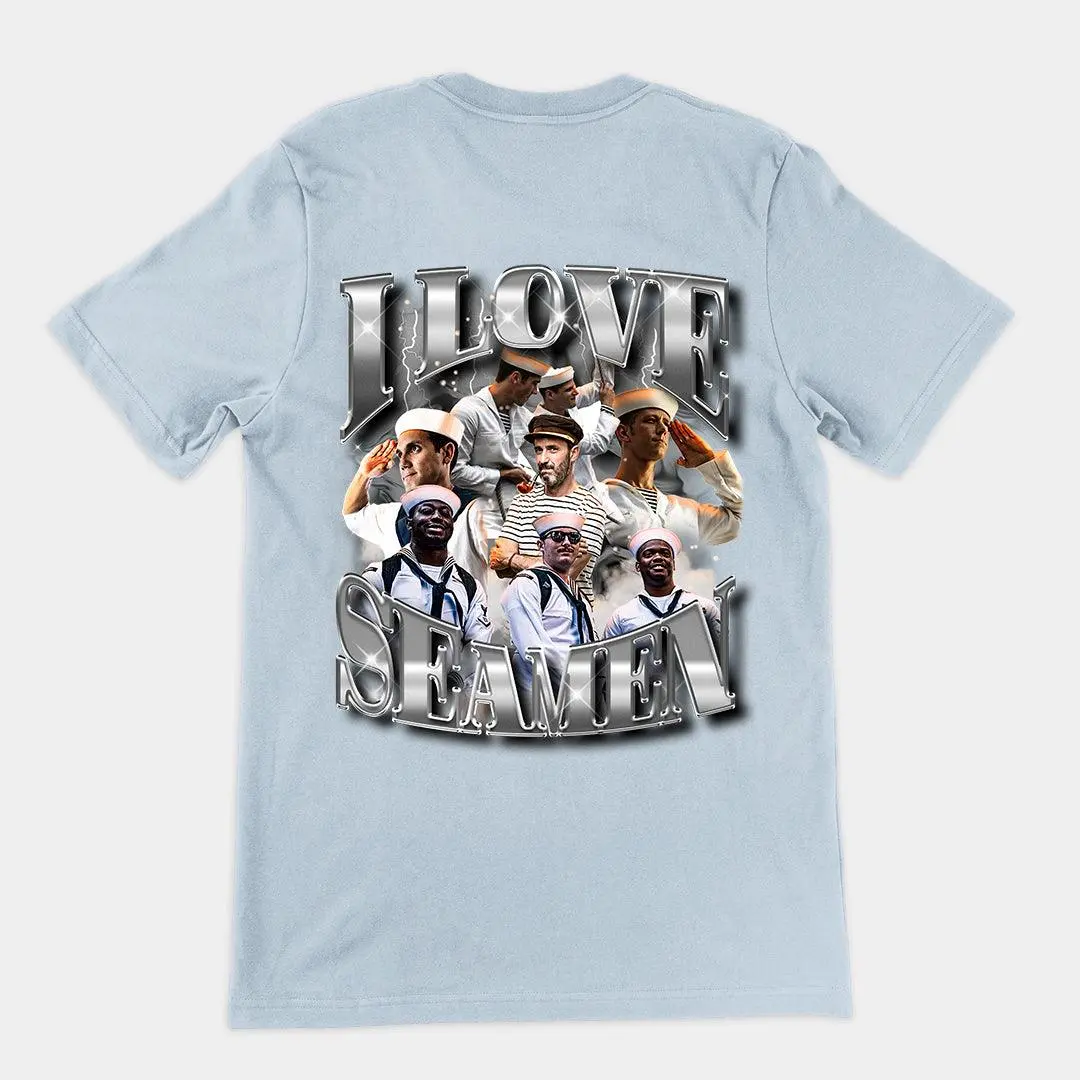 I Love Seamen t-shirt (backprint) - Image 4