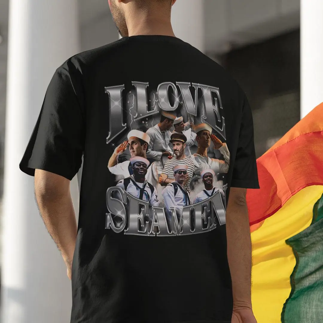 I Love Seamen t-shirt (backprint) - Image 7