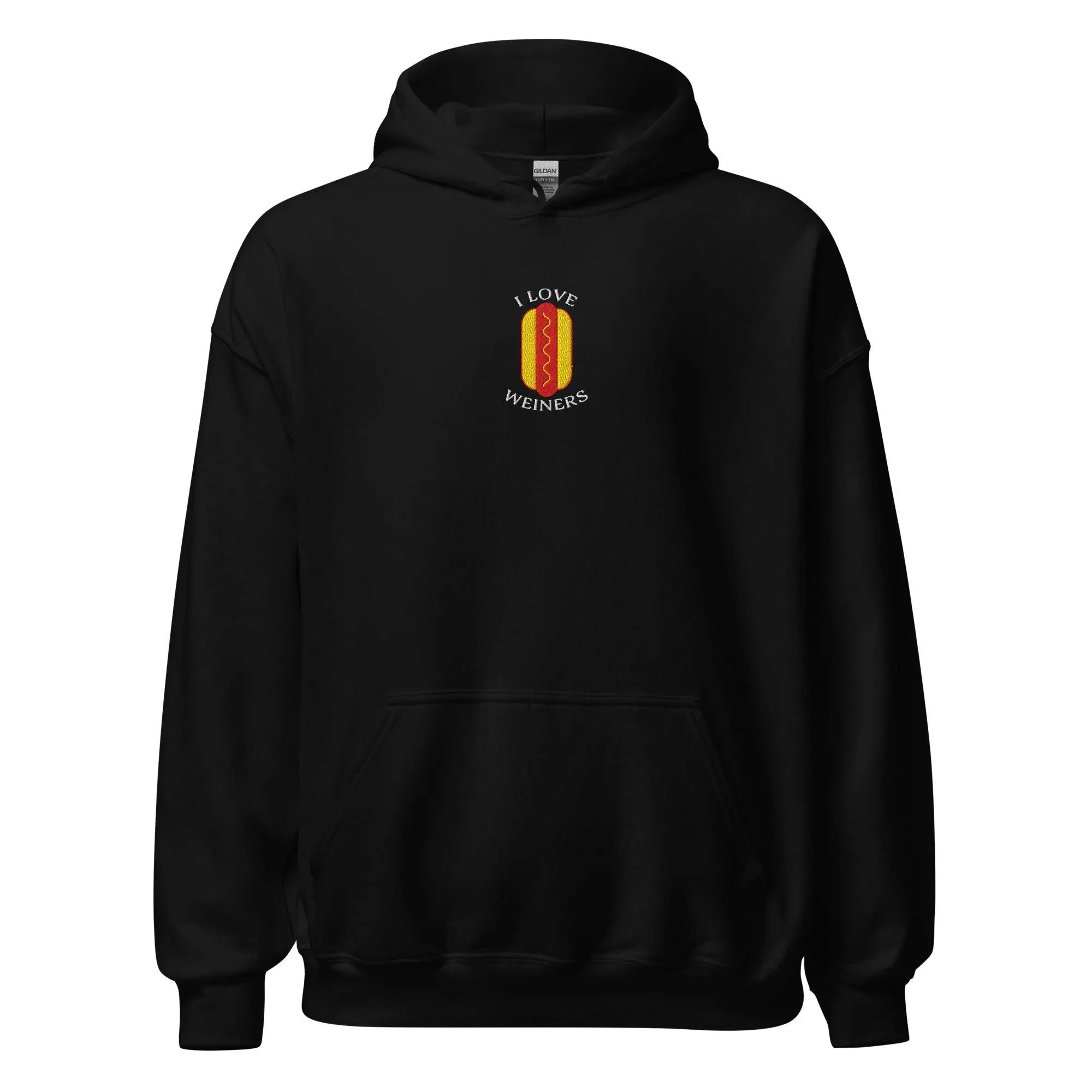 I Love Weiners (hotdogs) Hoodie - Image 2