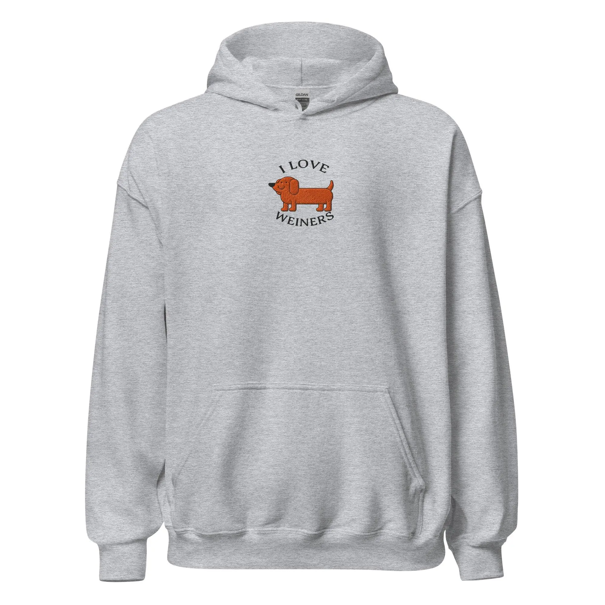 I Love Weiners (sausage dogs) Hoodie - Image 5
