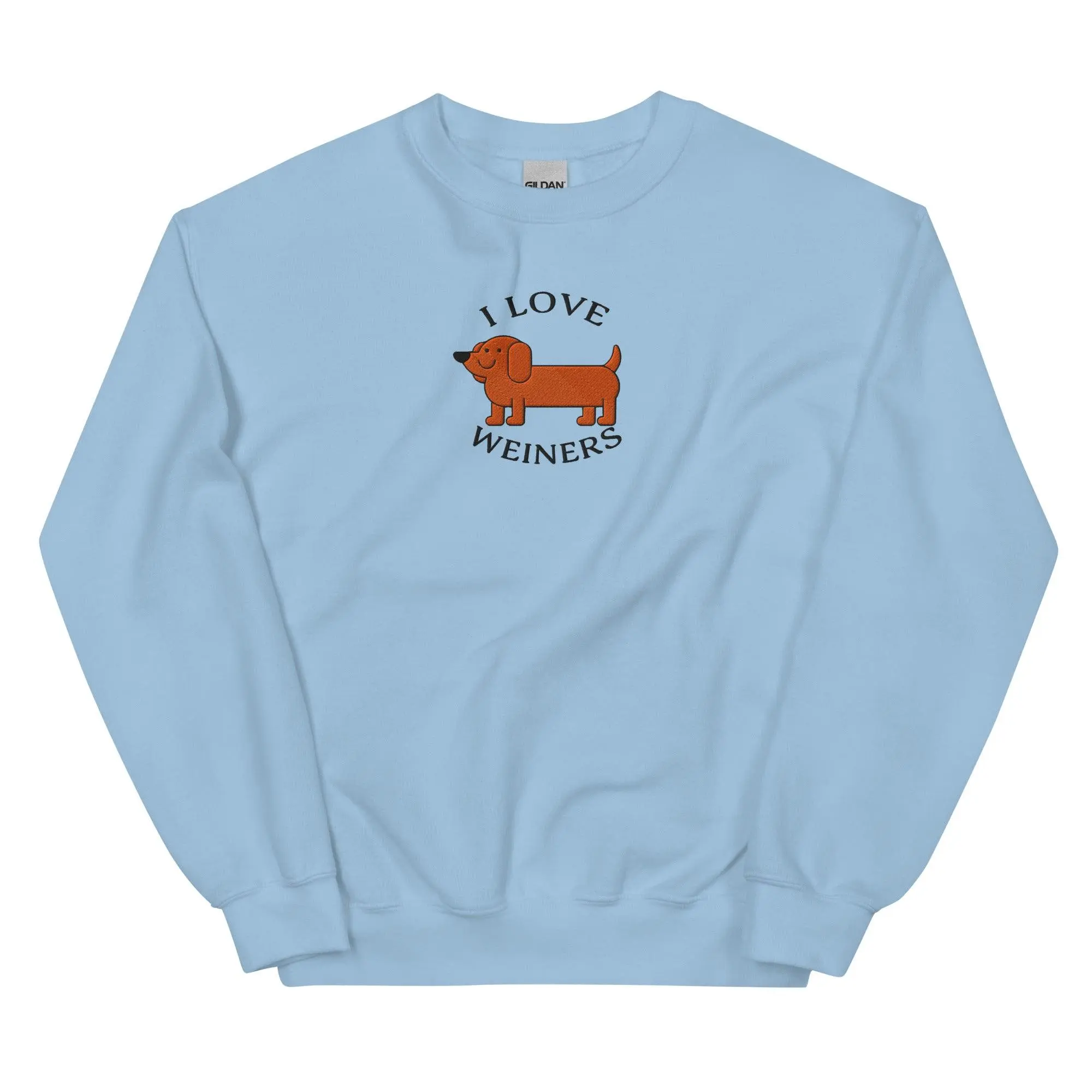 I Love Weiners (sausage dogs) Embroidered sweatshirt - Image 7