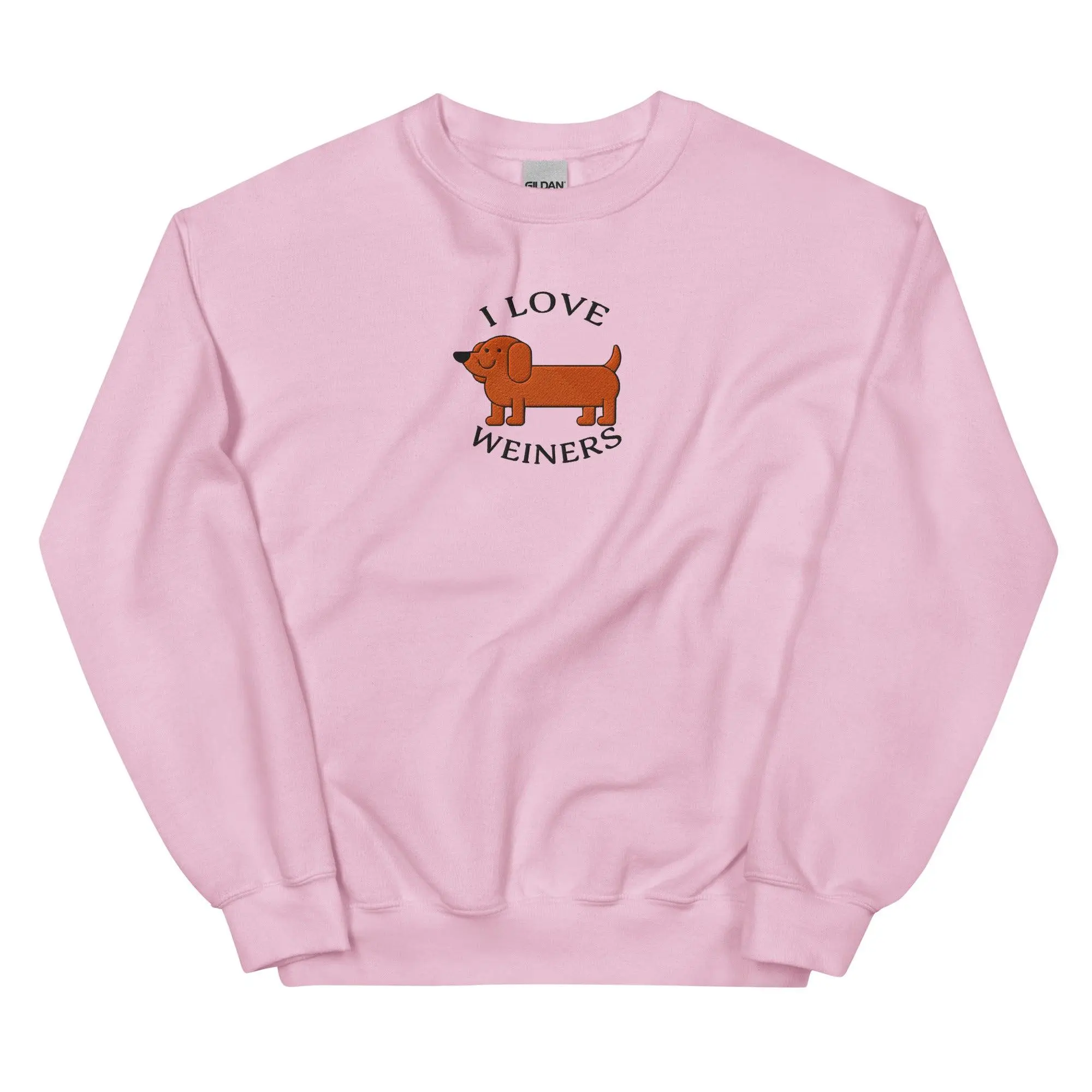 I Love Weiners (sausage dogs) Embroidered sweatshirt - Image 9
