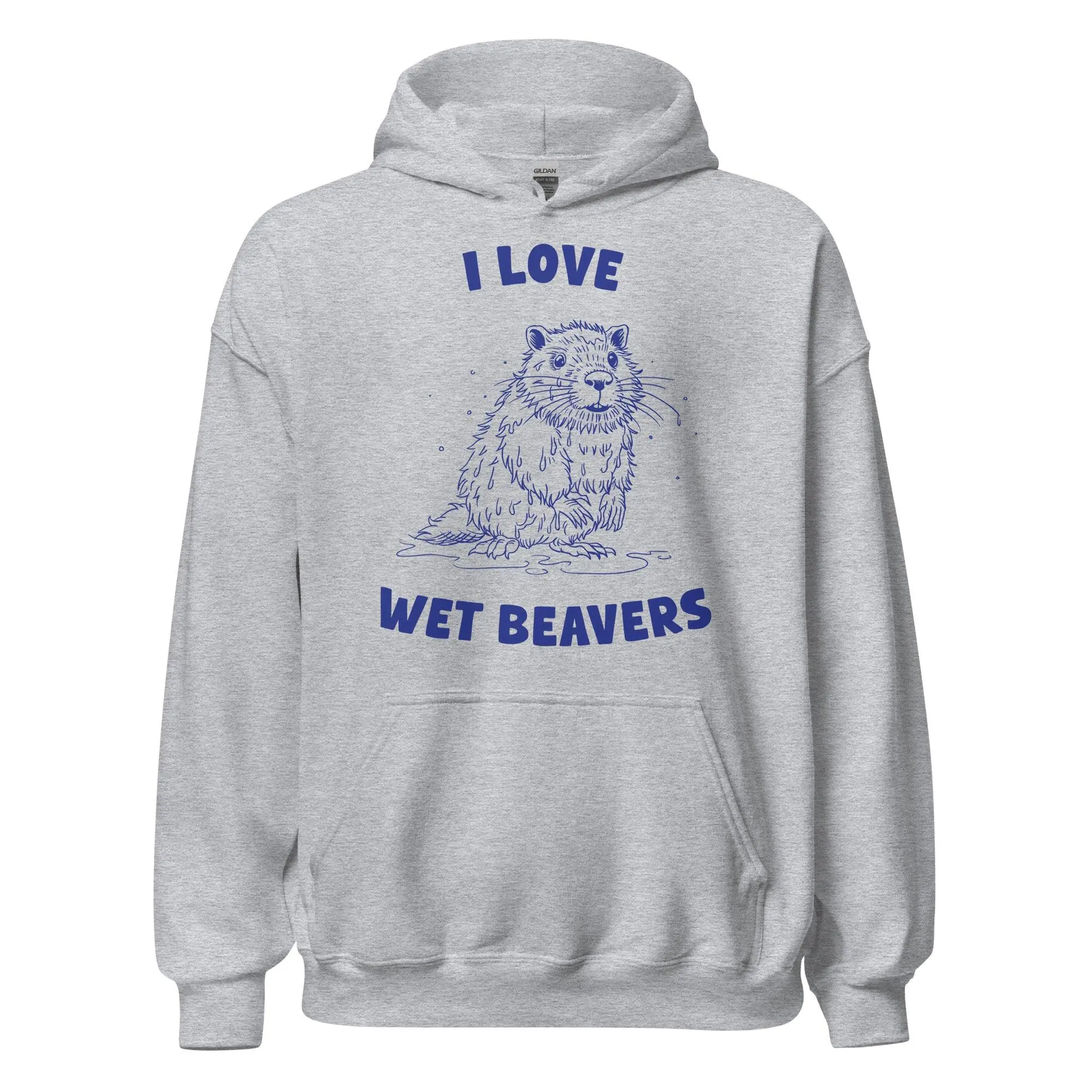 I Love Wet Beavers Hoodie - Image 5