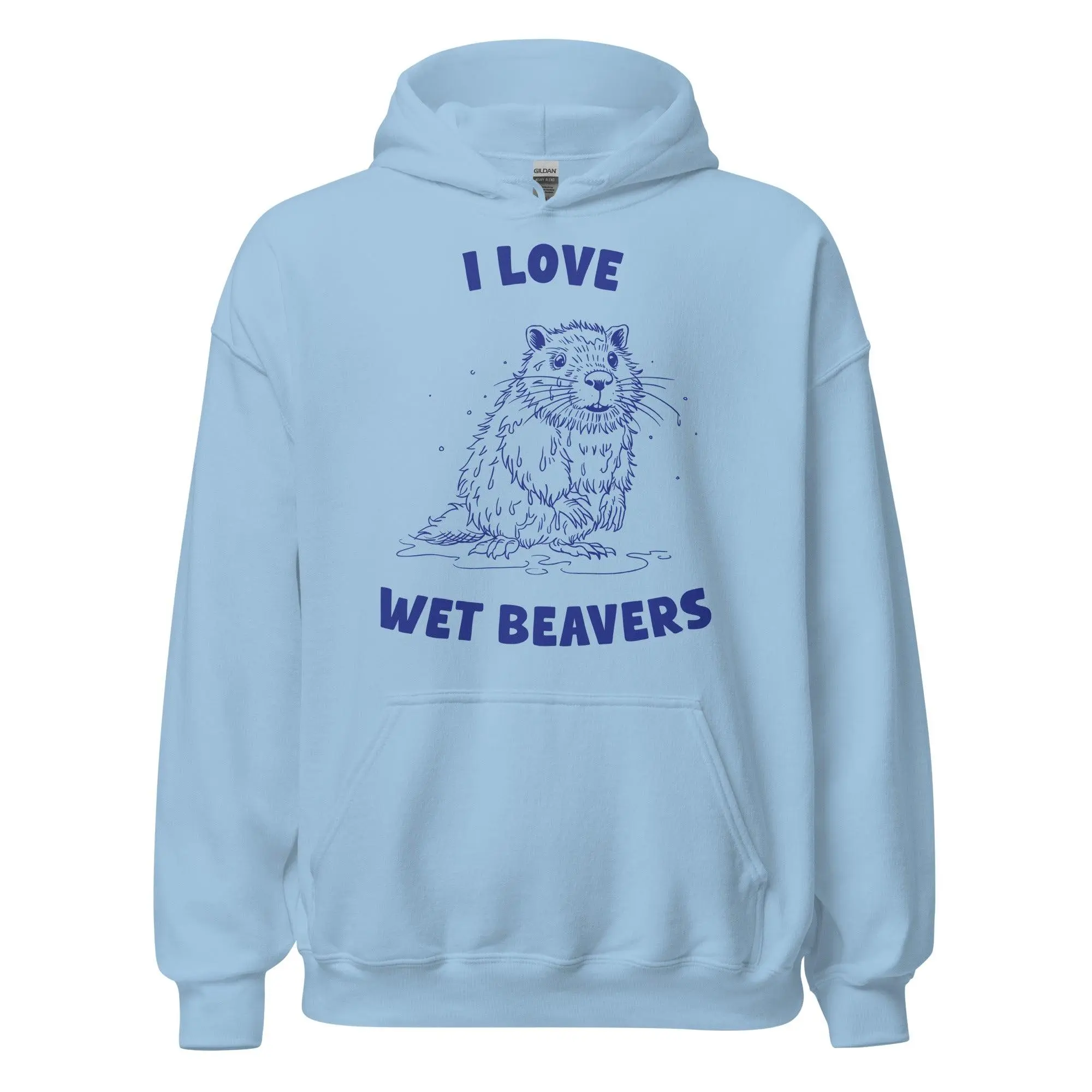 I Love Wet Beavers Hoodie - Image 6