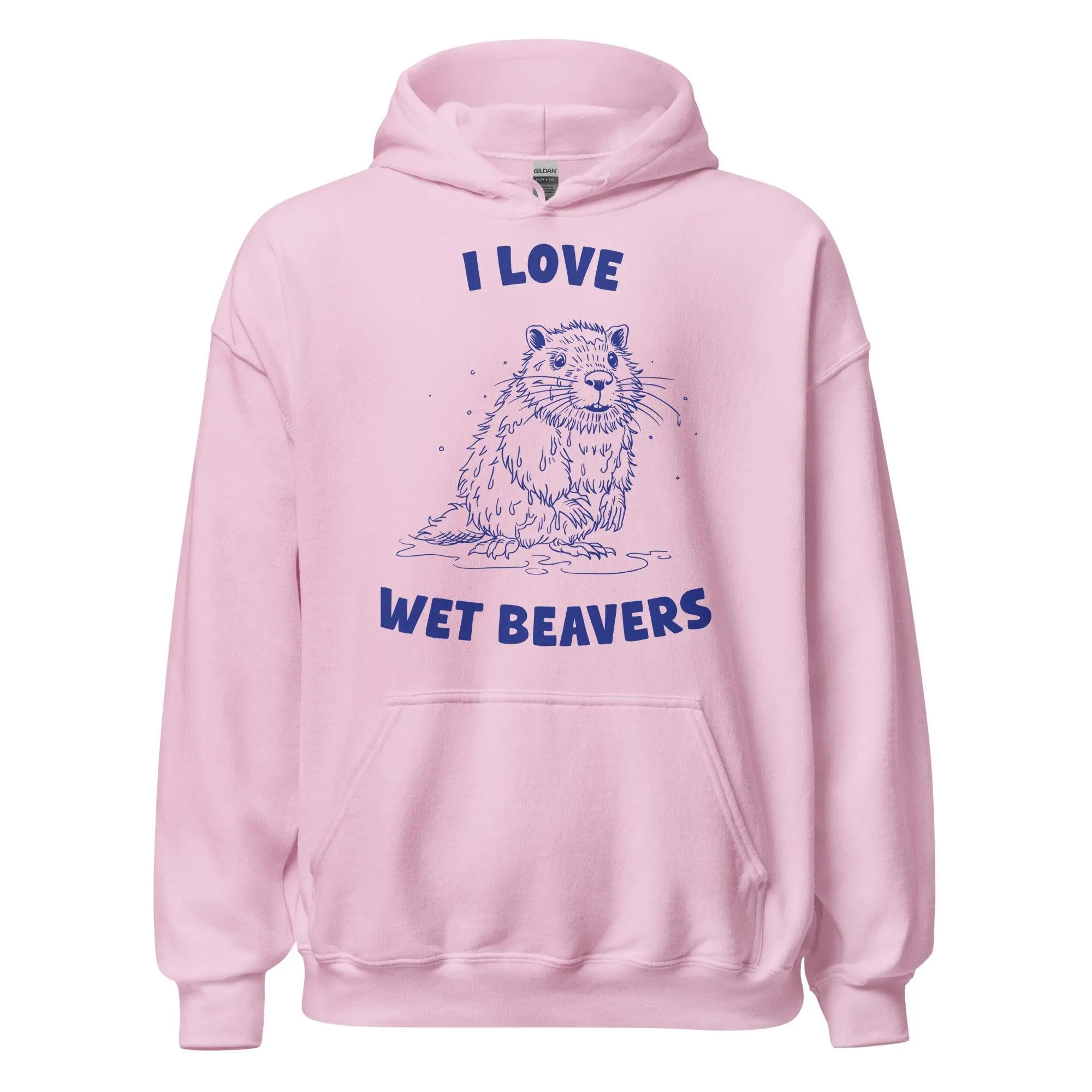 I Love Wet Beavers Hoodie - Image 7
