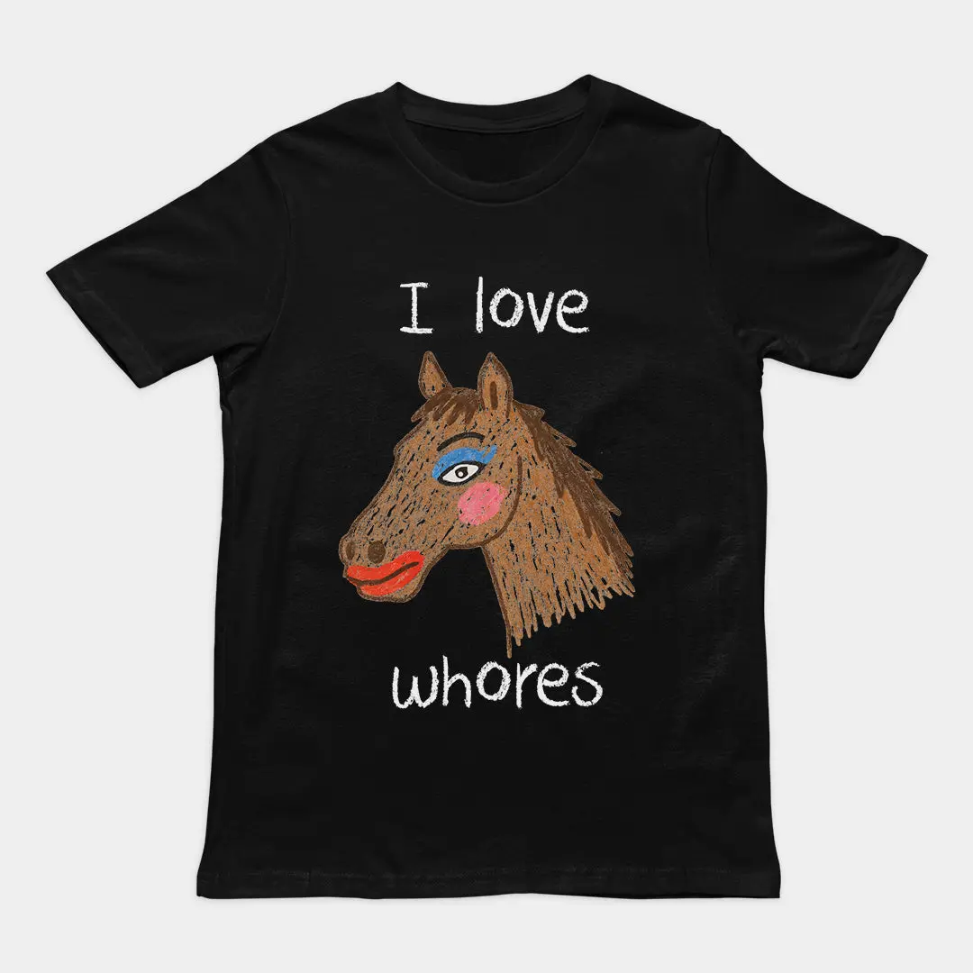 I Love Whores T-Shirt - Image 2
