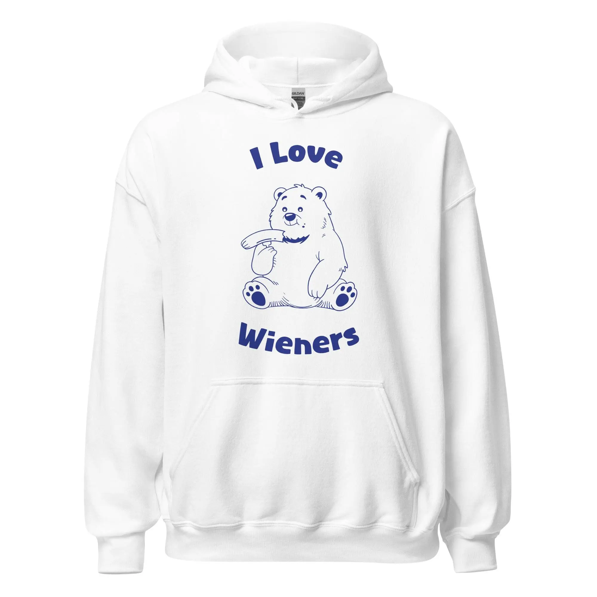 I love wieners Hoodie - Image 7