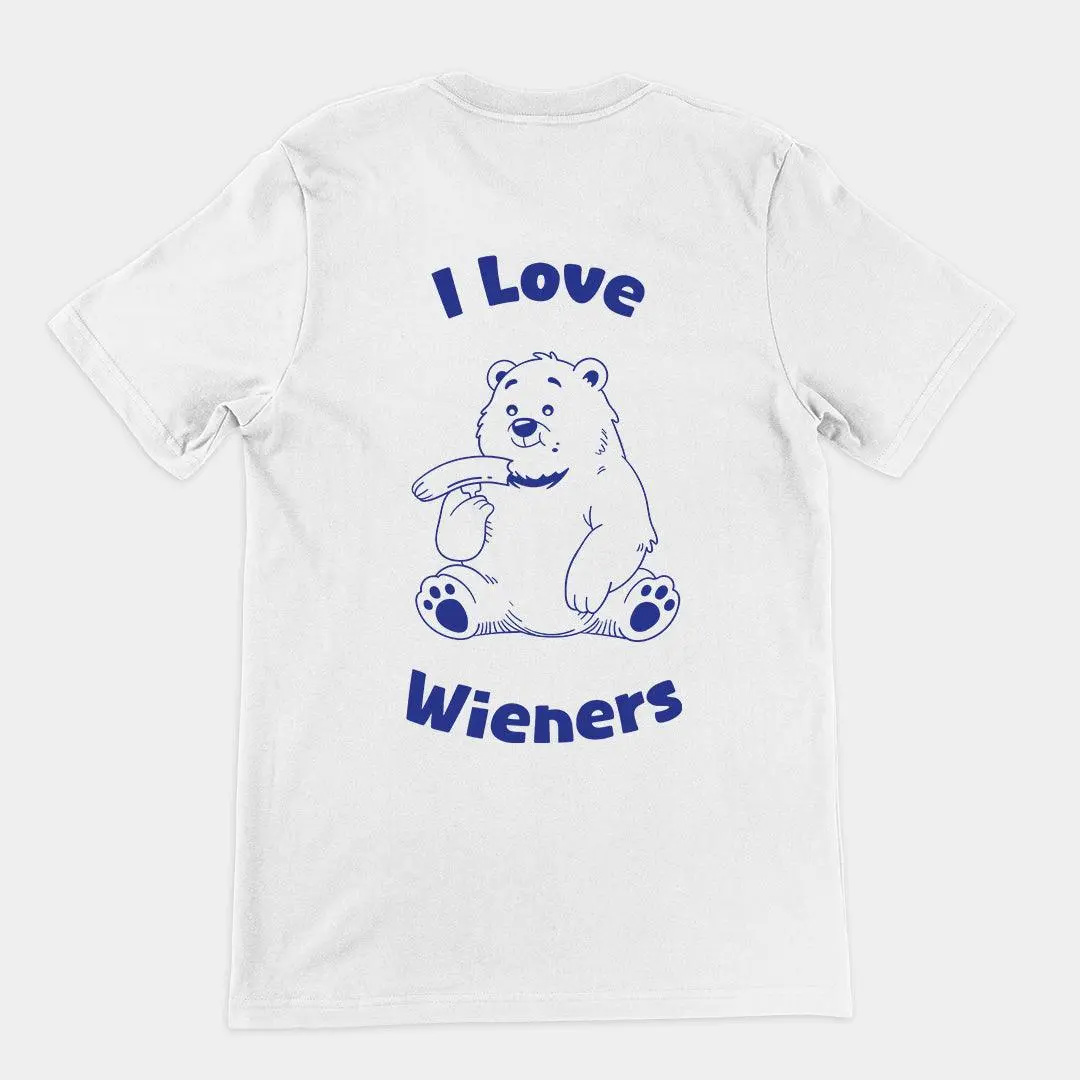 I love wieners t-shirt (backprint) - Image 6