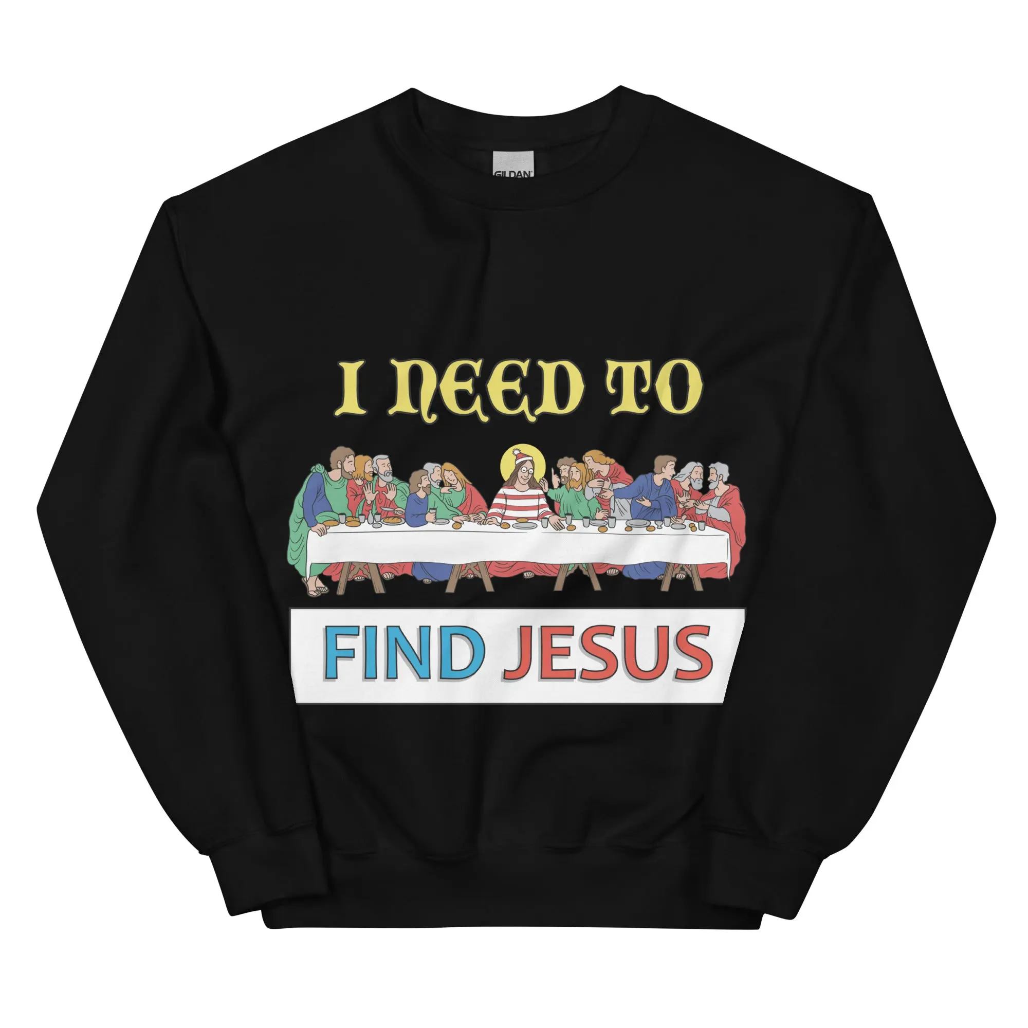 I need to find Jesus (Where's Wally) sweatshirt