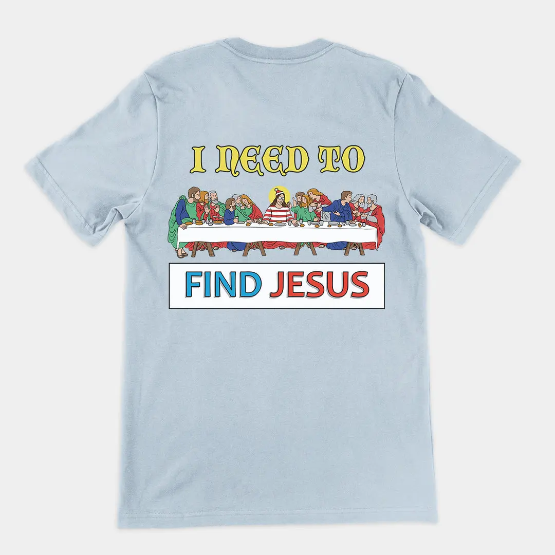 I need to find Jesus (Where's Wally) T-Shirt (backprint) - Image 5