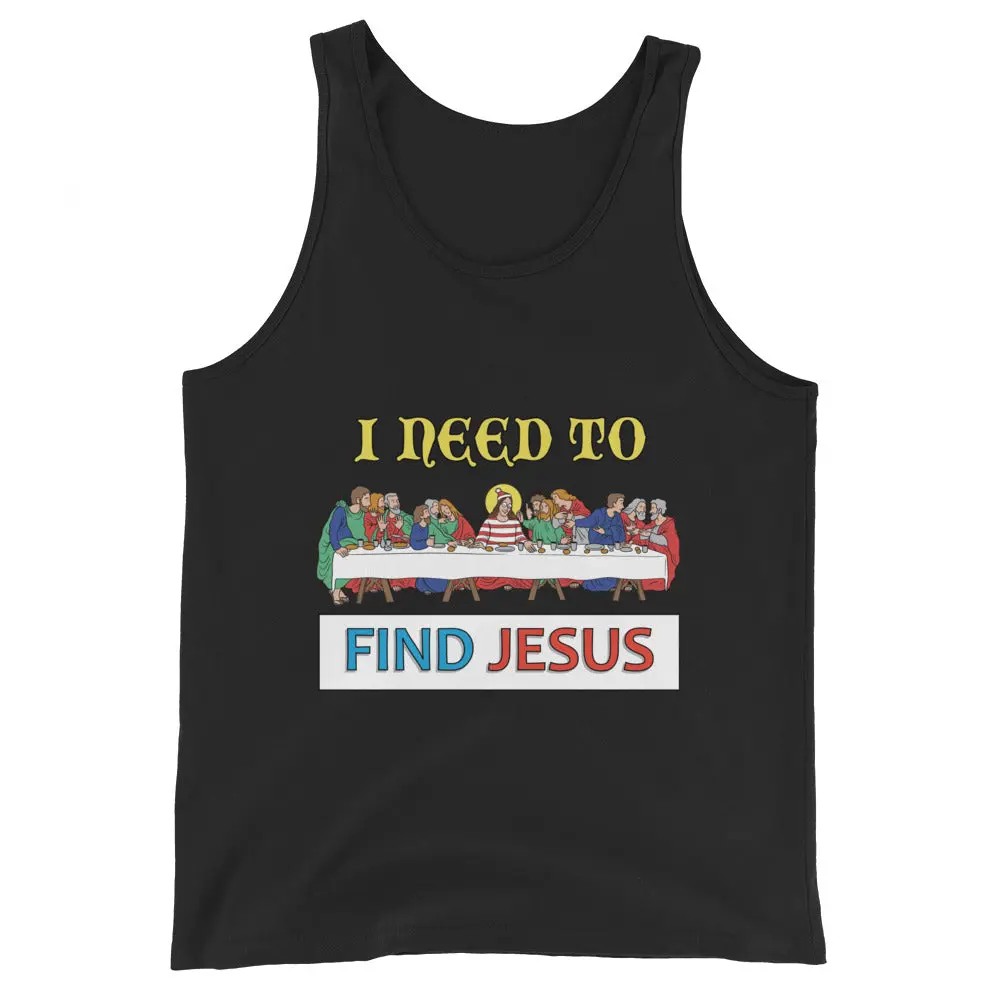 I need to find Jesus (Where's Wally) Tank Top