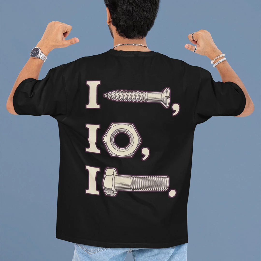 I nut I screw I bolt T-Shirt (backprint) - Image 7