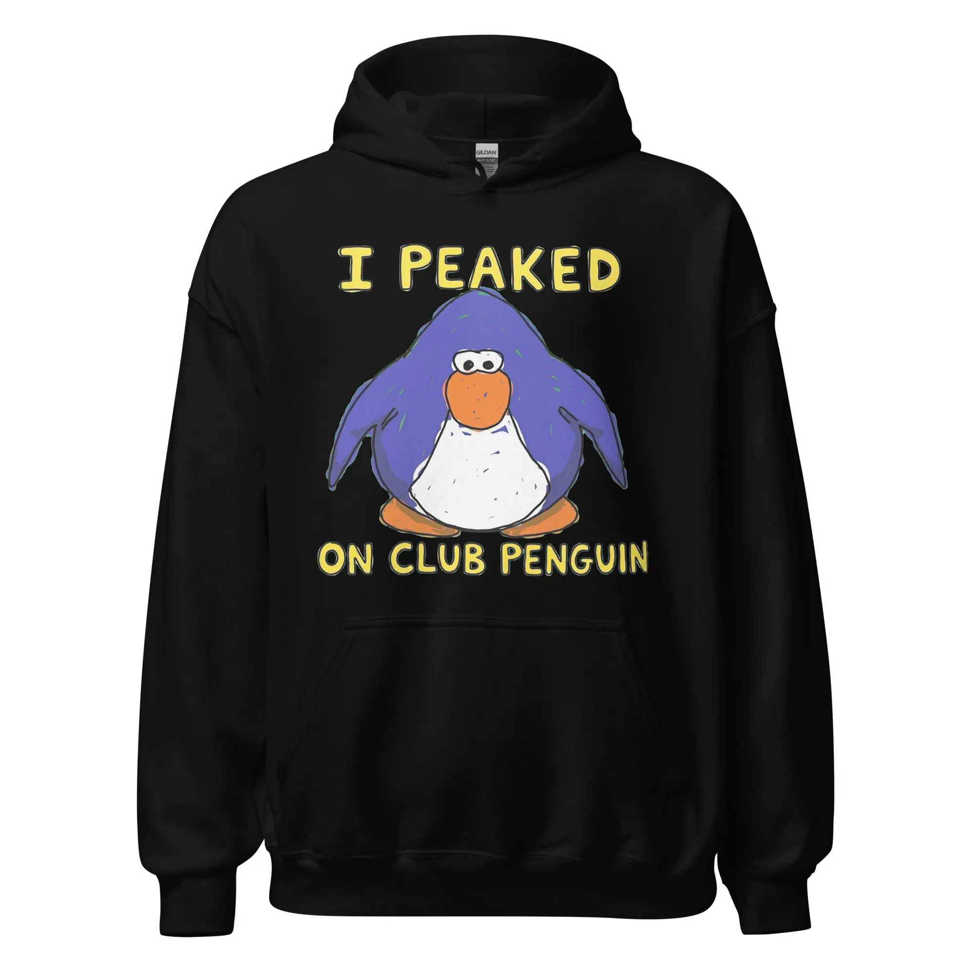 I Peaked on Club Penguin Hoodie