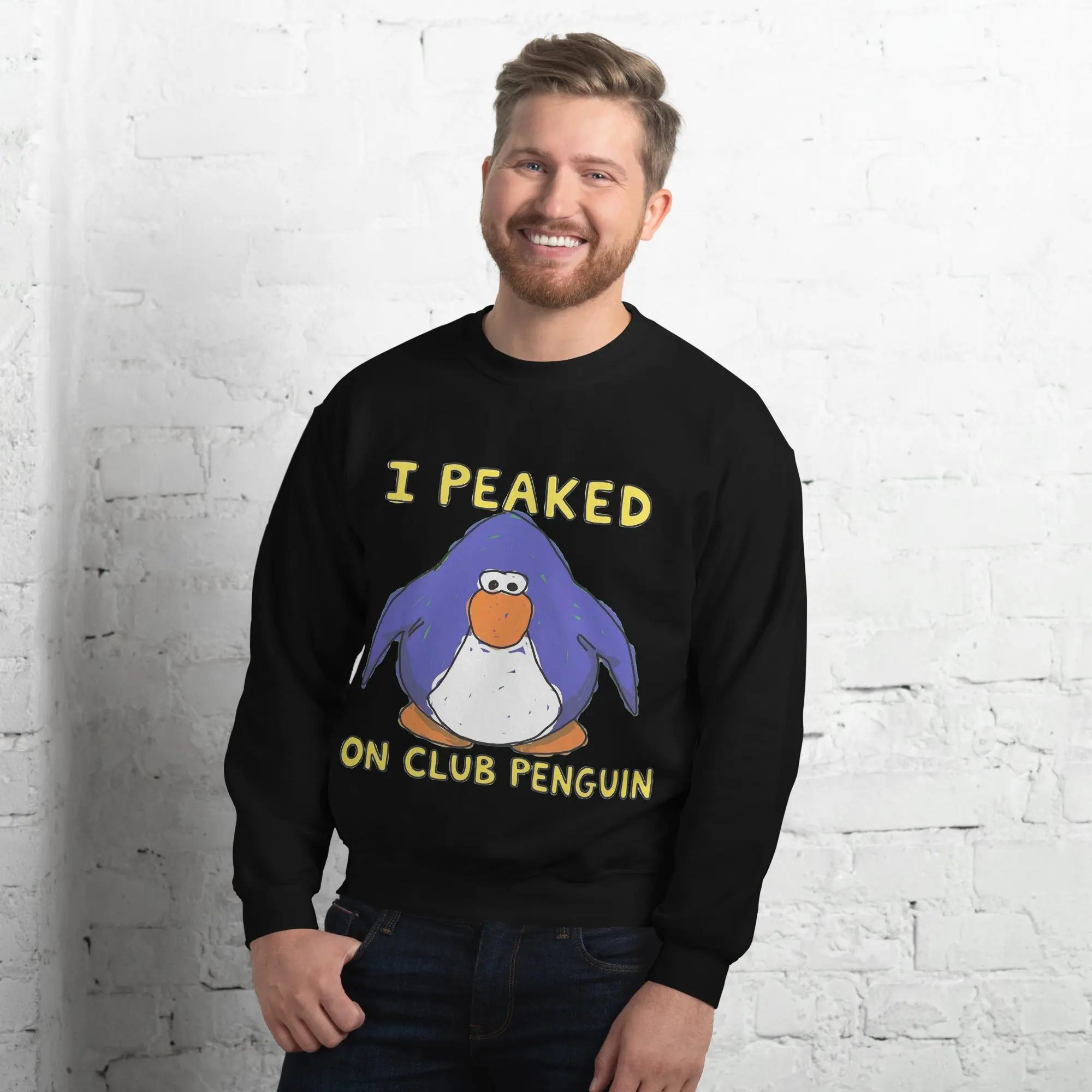 I Peaked on Club Penguin sweatshirt - Image 10