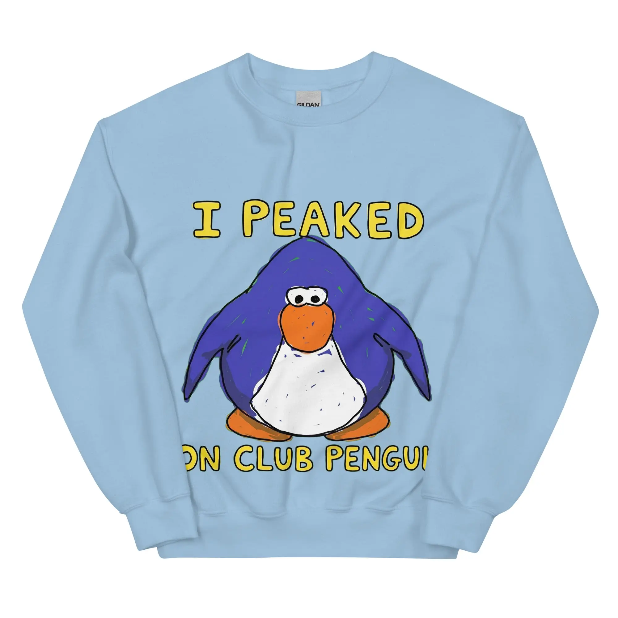 I Peaked on Club Penguin sweatshirt - Image 6