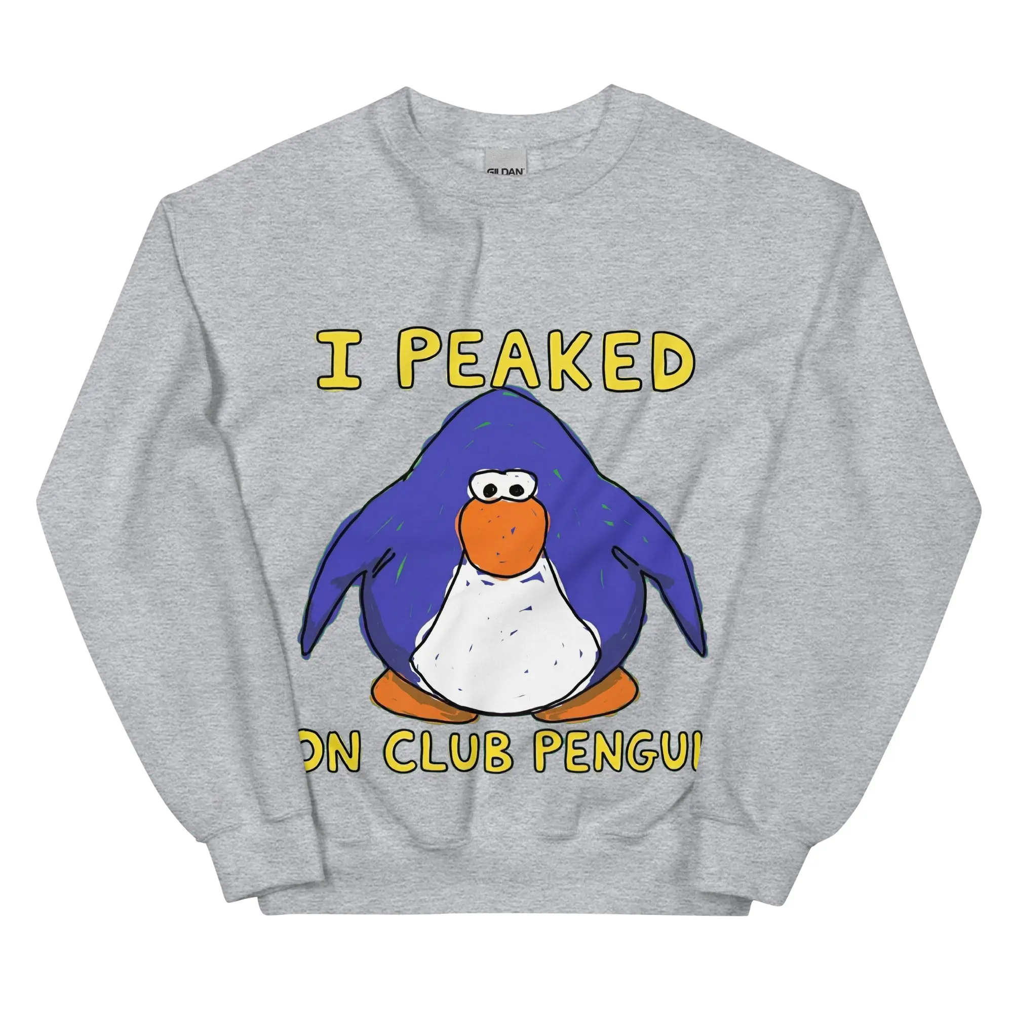 I Peaked on Club Penguin sweatshirt - Image 7