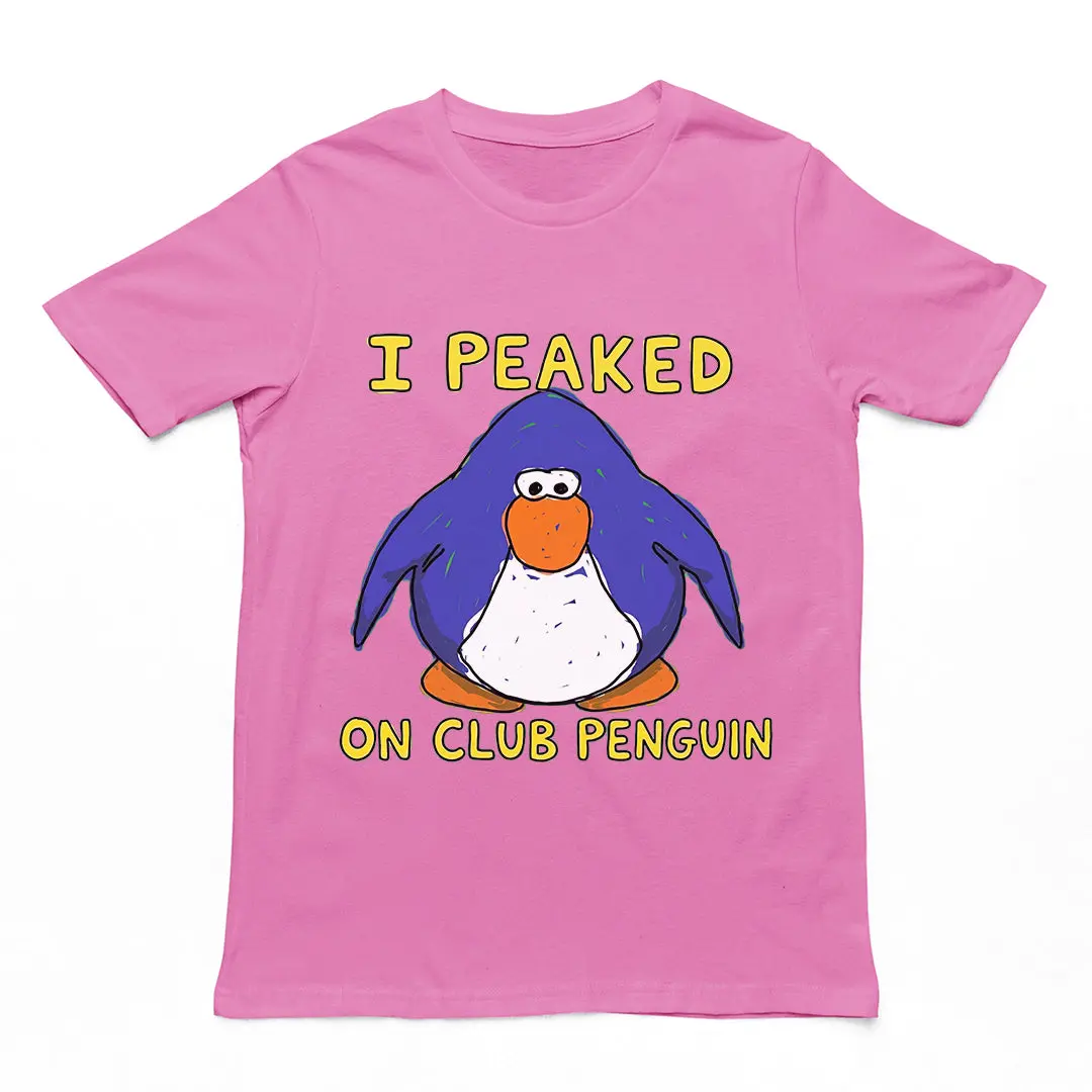 I Peaked on Club Penguin T-Shirt - Image 2